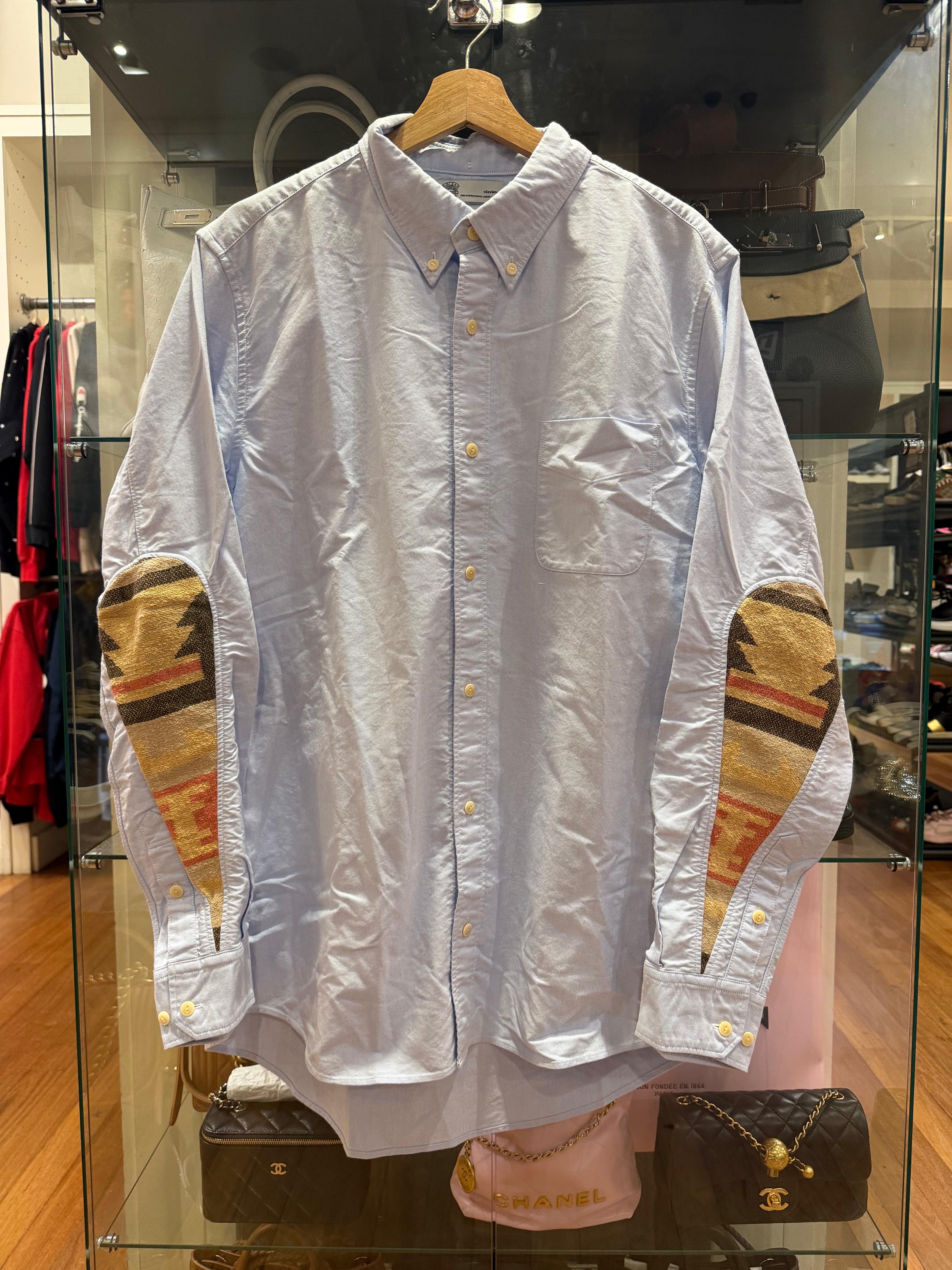Visvim Albacore B.D. Elbow Patch Button Down Shirt