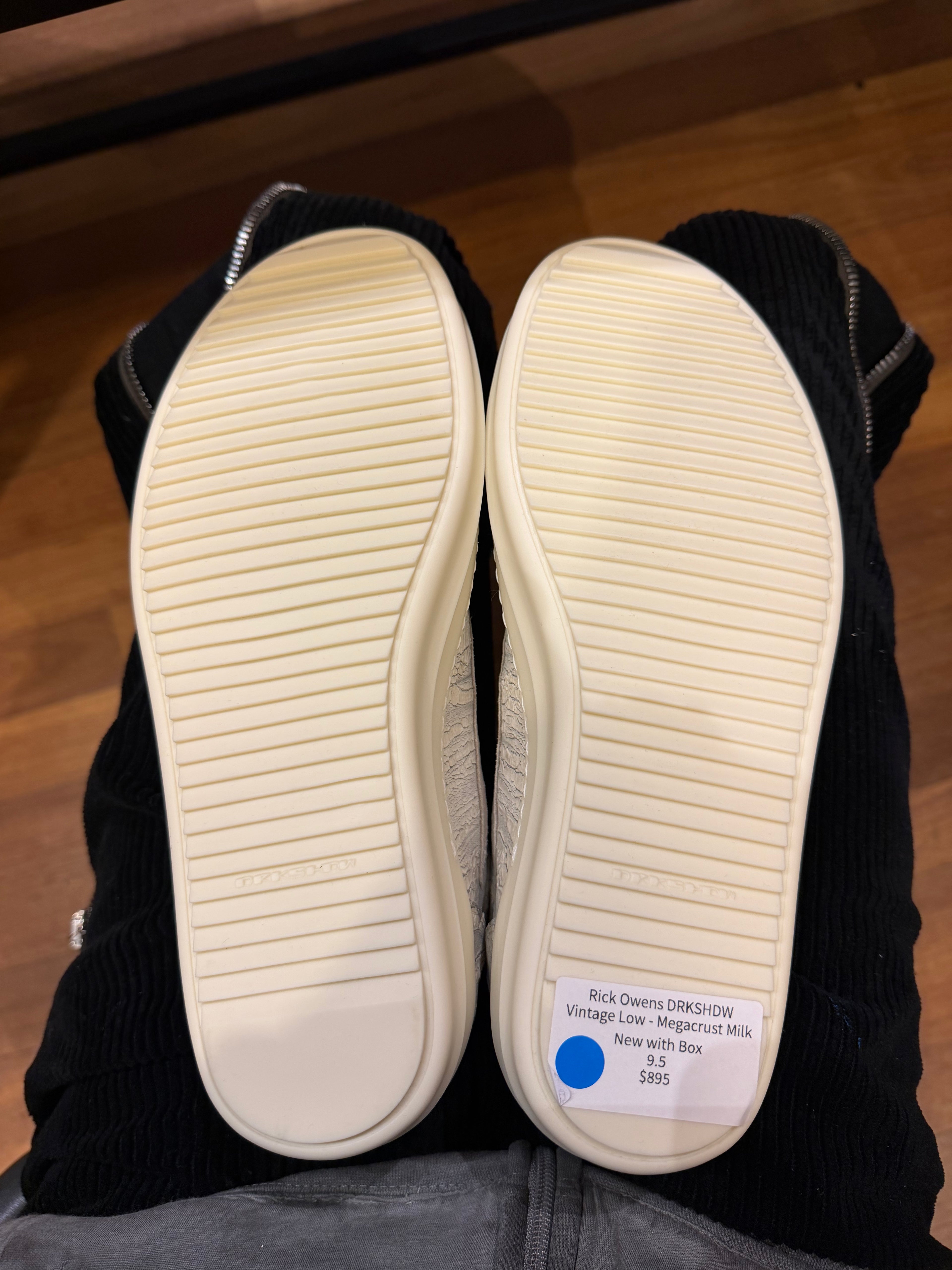 Rick Owens DRKSHDW Vintage Low - Megacrust Milk