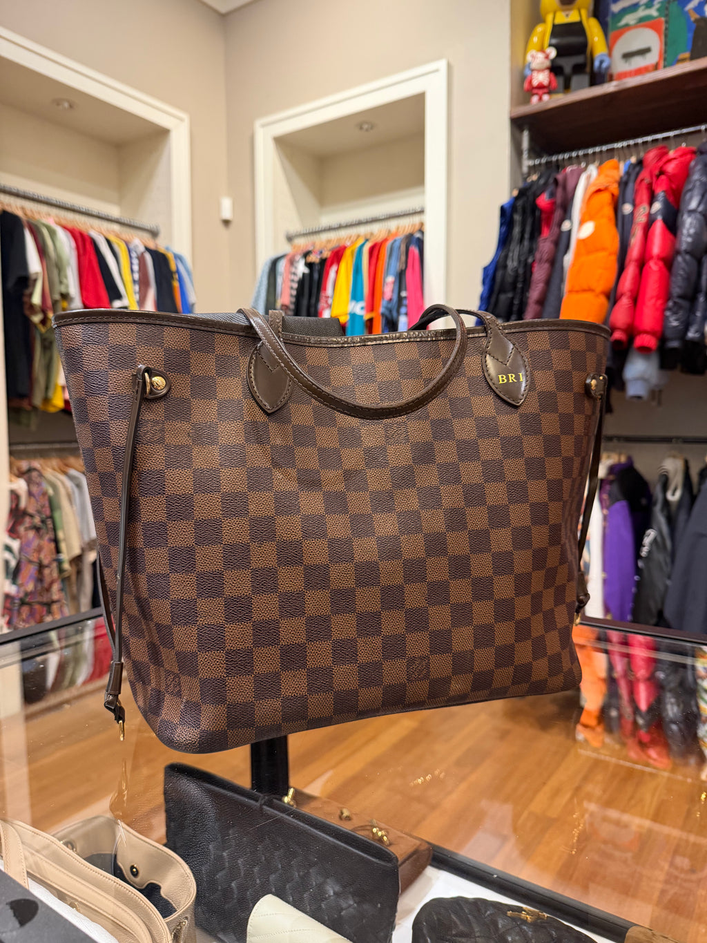 Louis Vuitton Damier Neverfull Tote Bag