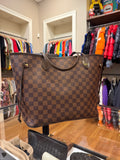 Louis Vuitton Damier Neverfull Tote Bag