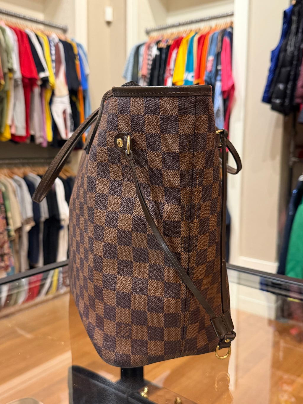 Louis Vuitton Damier Neverfull Tote Bag