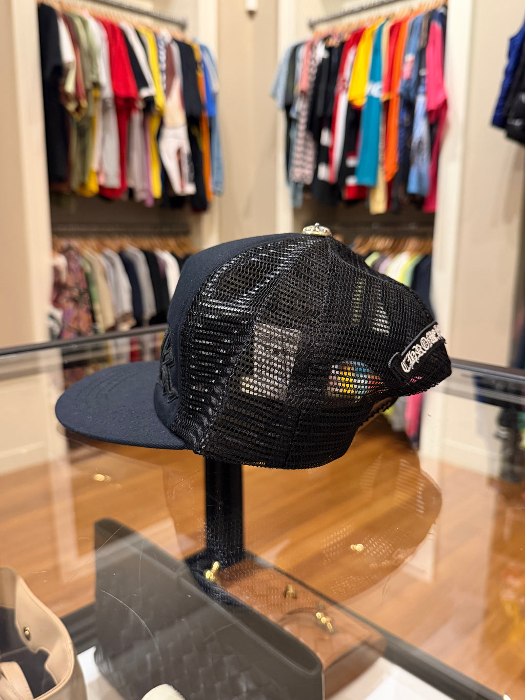 Chrome Hearts Fuck Leather Patch Trucker Hat