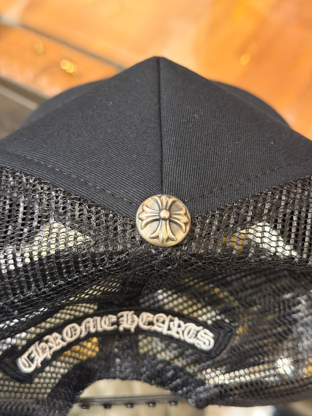 Chrome Hearts Fuck Leather Patch Trucker Hat