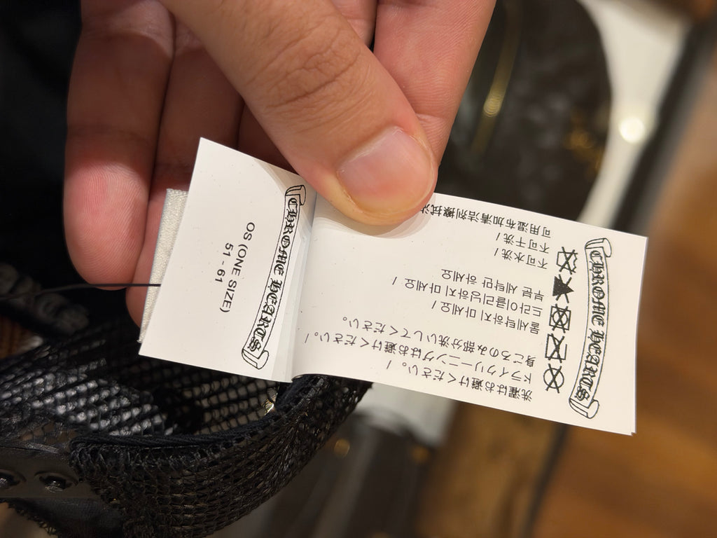 Chrome Hearts Fuck Leather Patch Trucker Hat