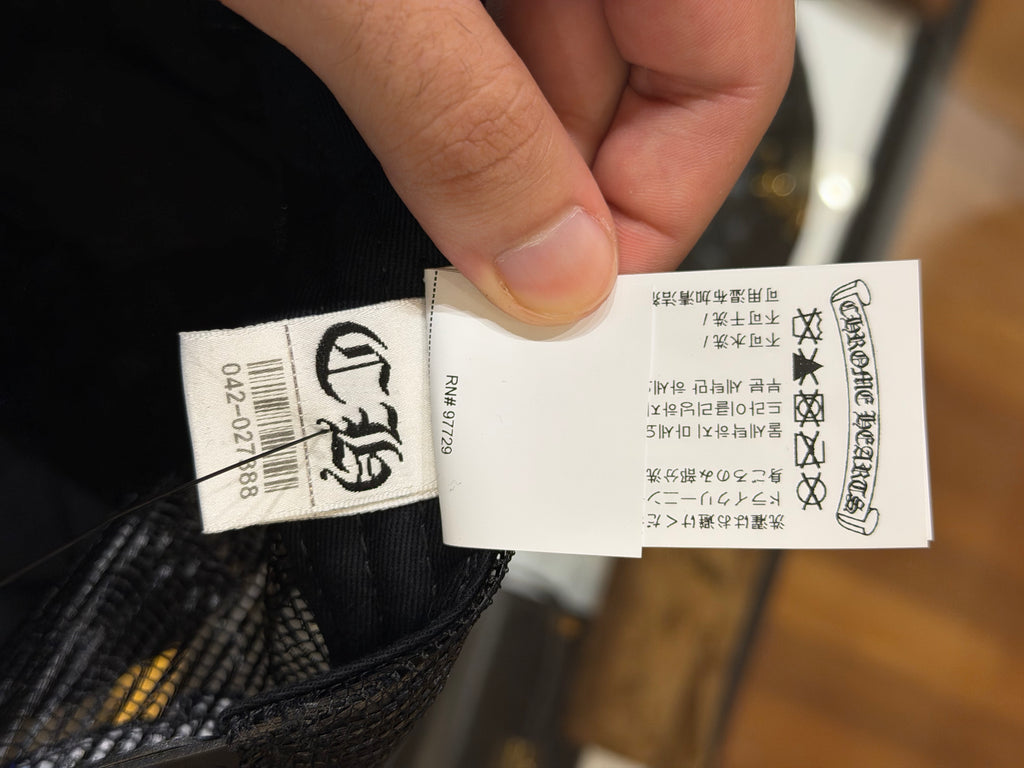 Chrome Hearts Fuck Leather Patch Trucker Hat
