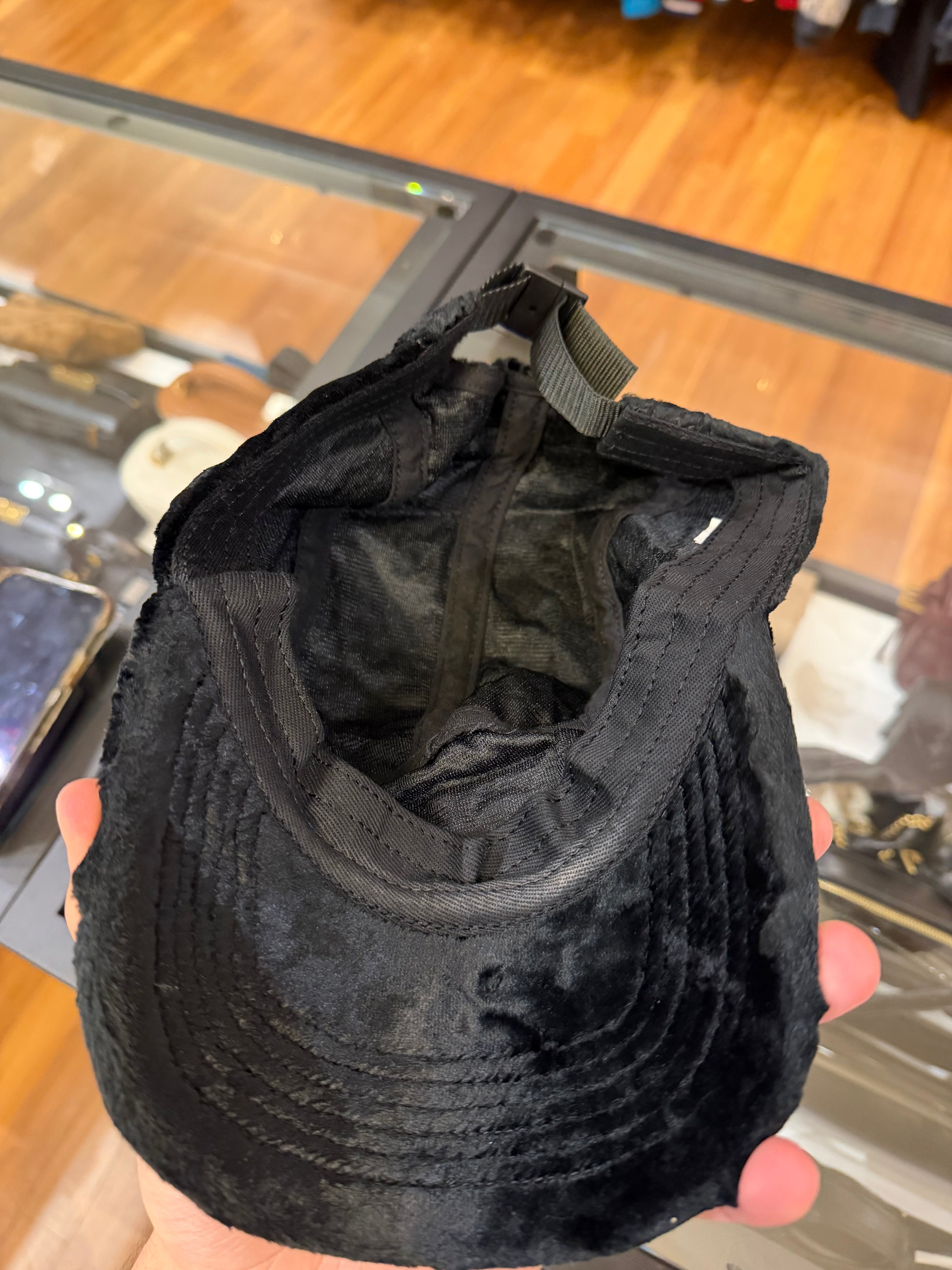 Supreme SS22 Crushed Velvet Camp Cap