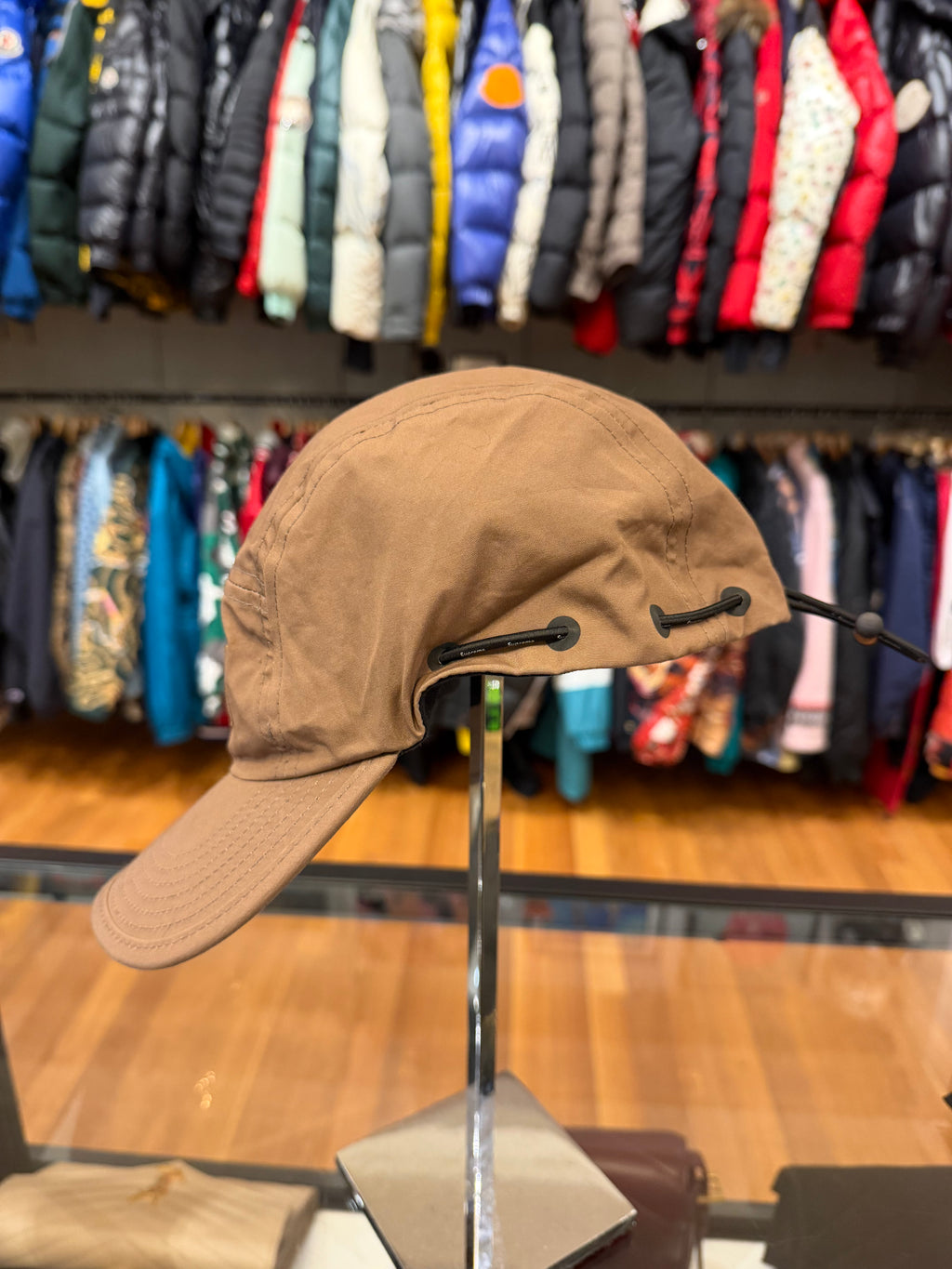 Supreme FW21 Shockcord Camp Cap - Tan