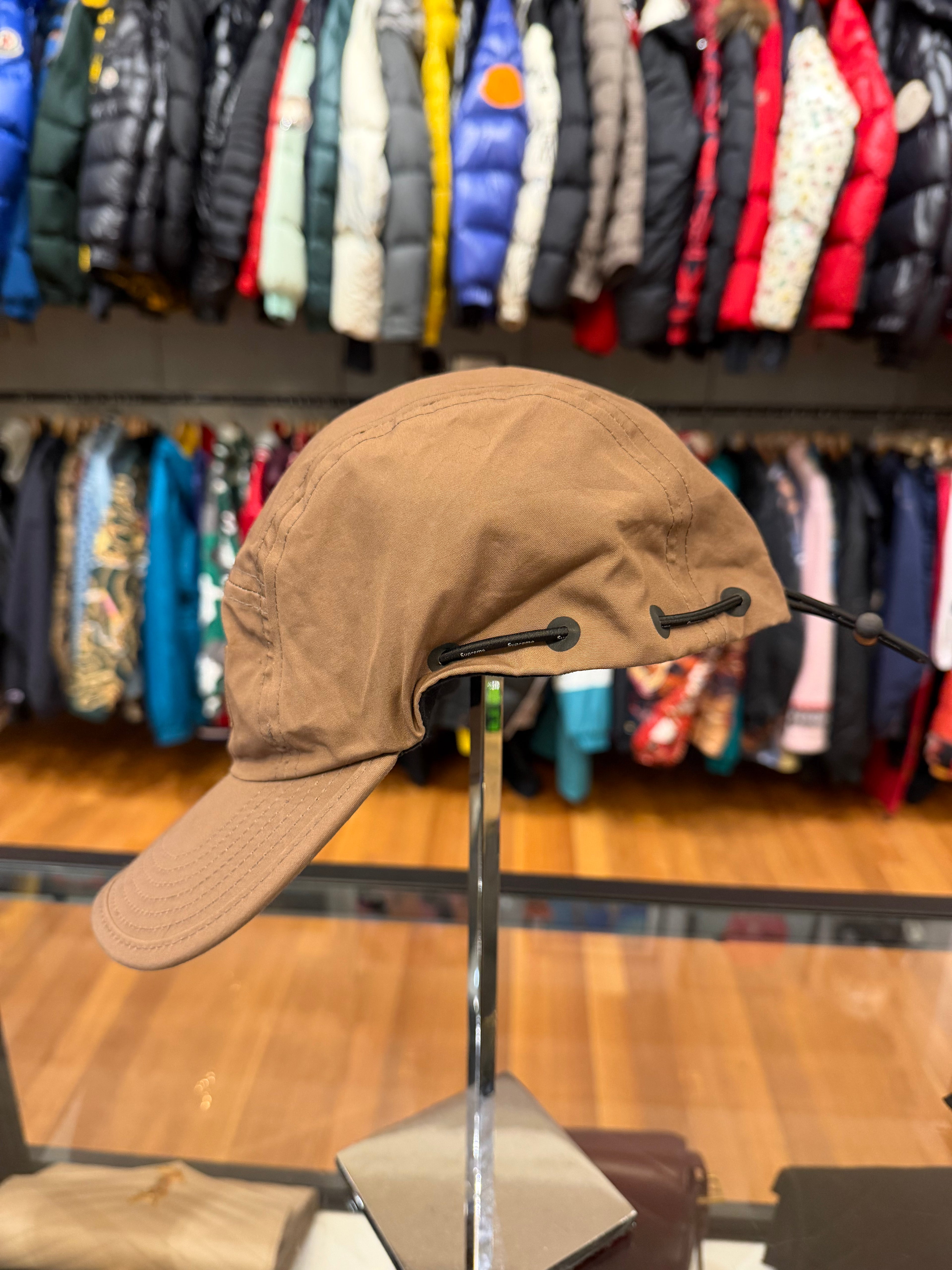Supreme FW21 Shockcord Camp Cap - Tan