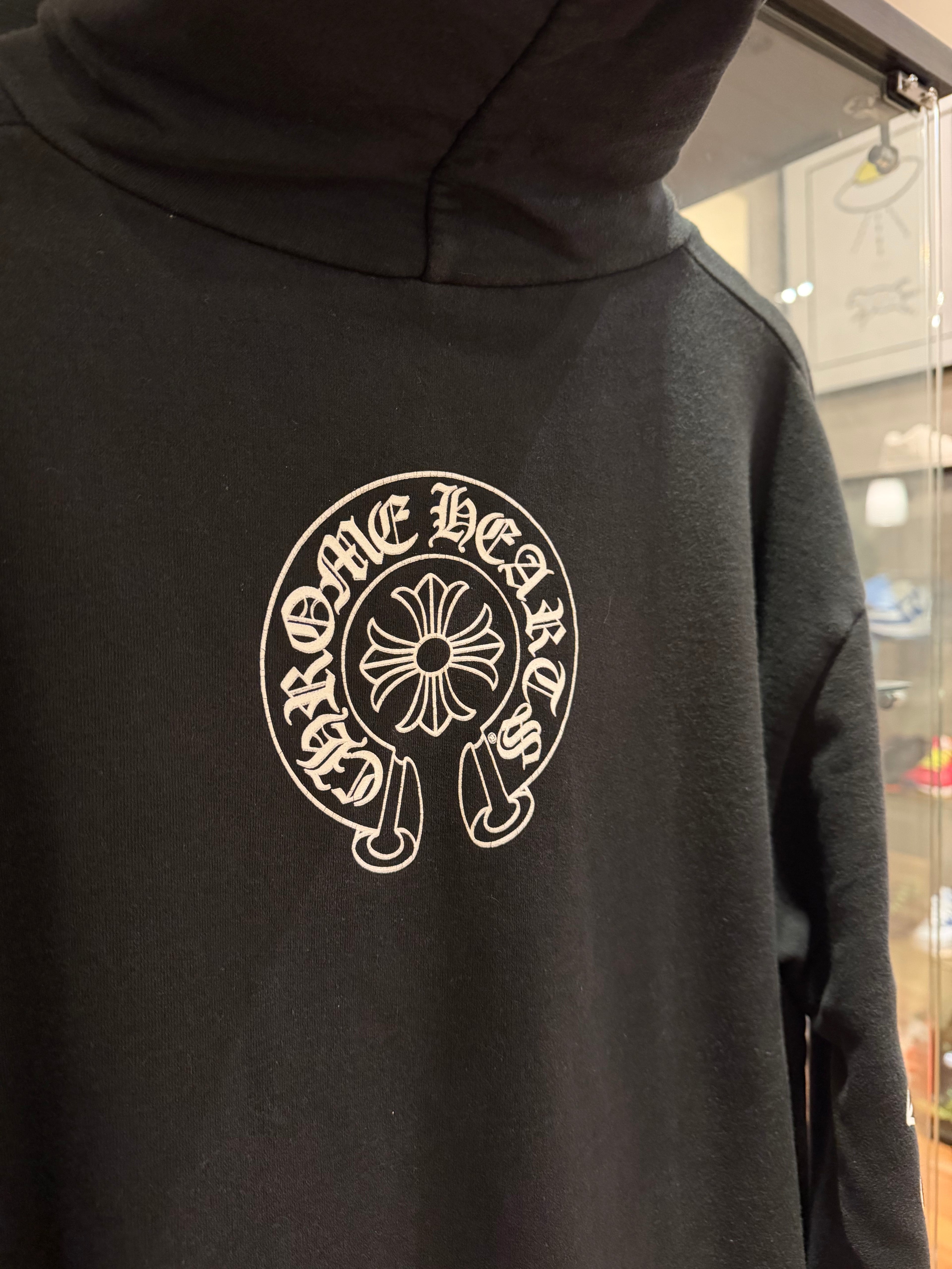 Chrome Hearts TBar Floral Sleeve Hoodie