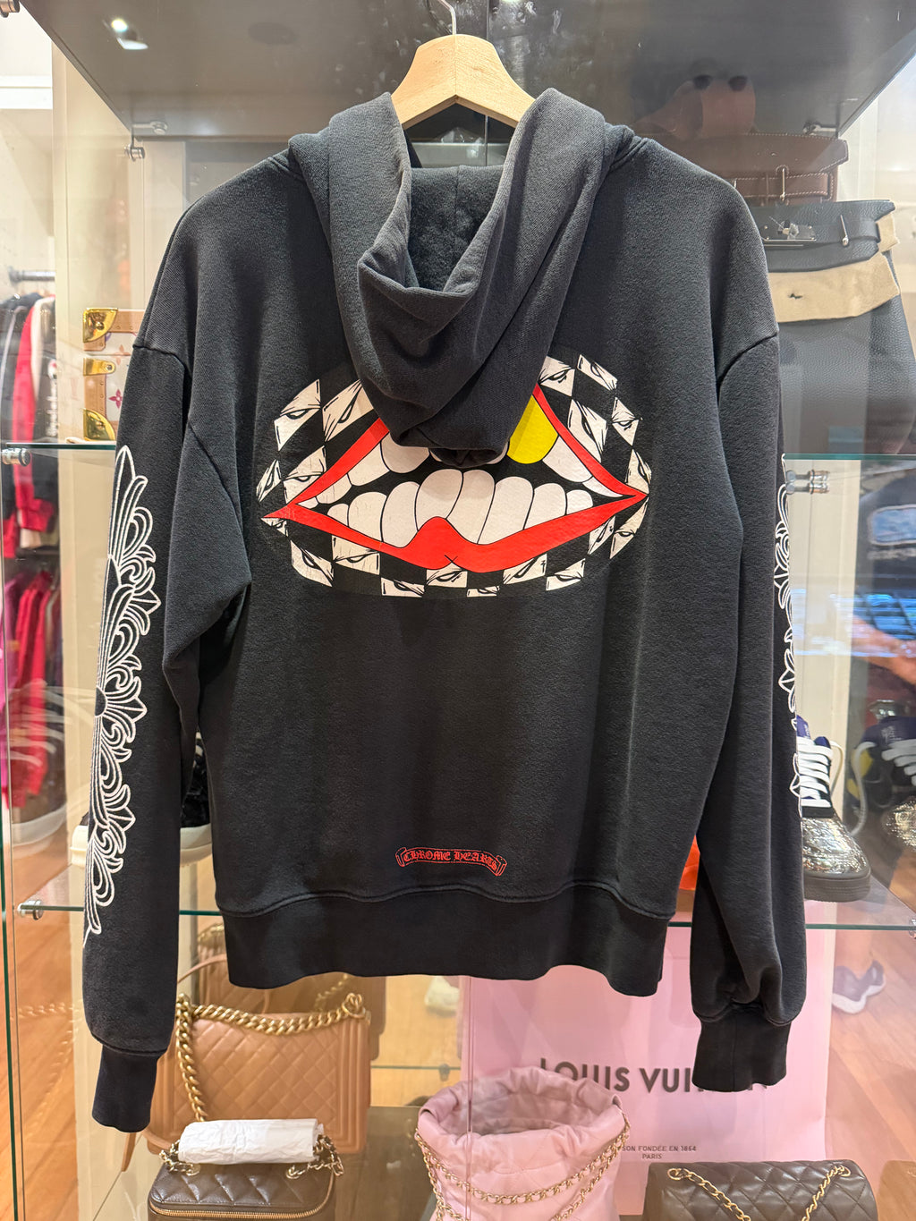 Chrome Hearts Matty Boy Floral Chomper Hoodie