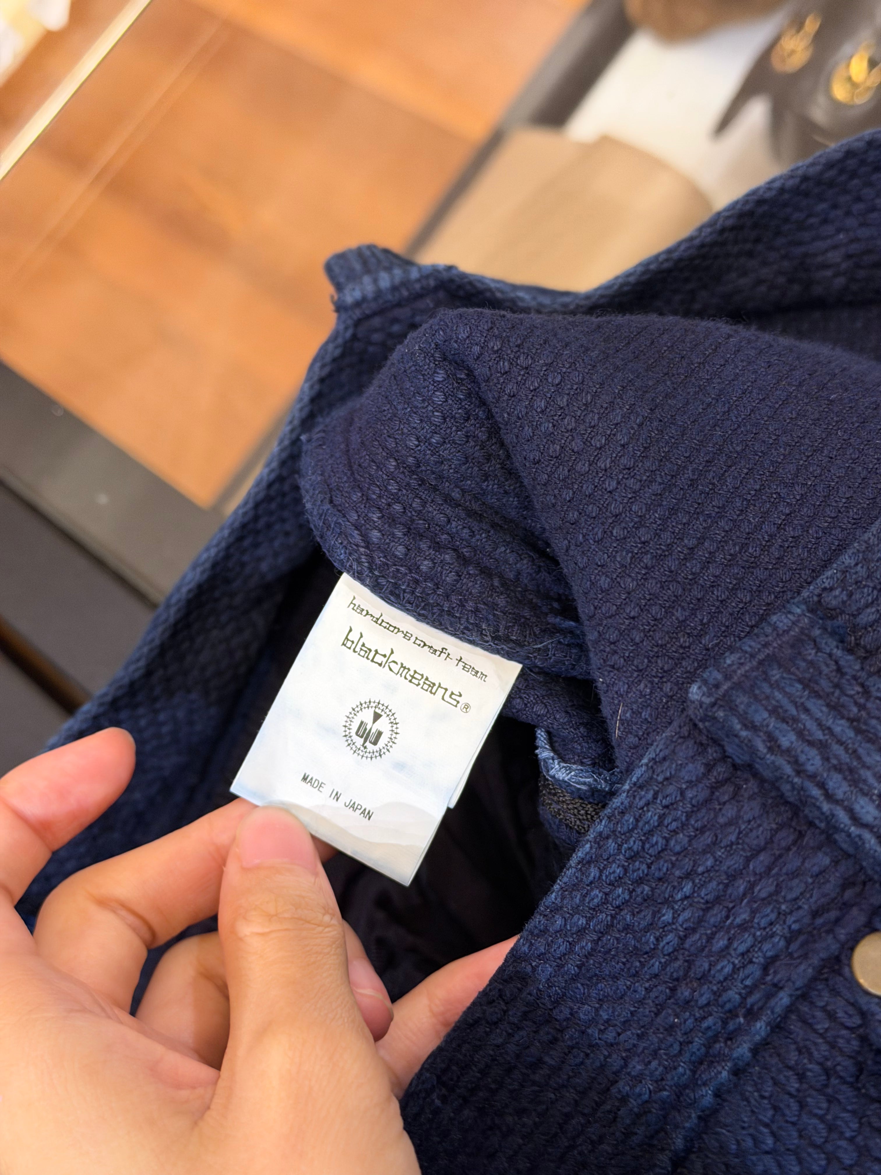 Black Means Wool Bondage
Cargo Denim Pants - Blue