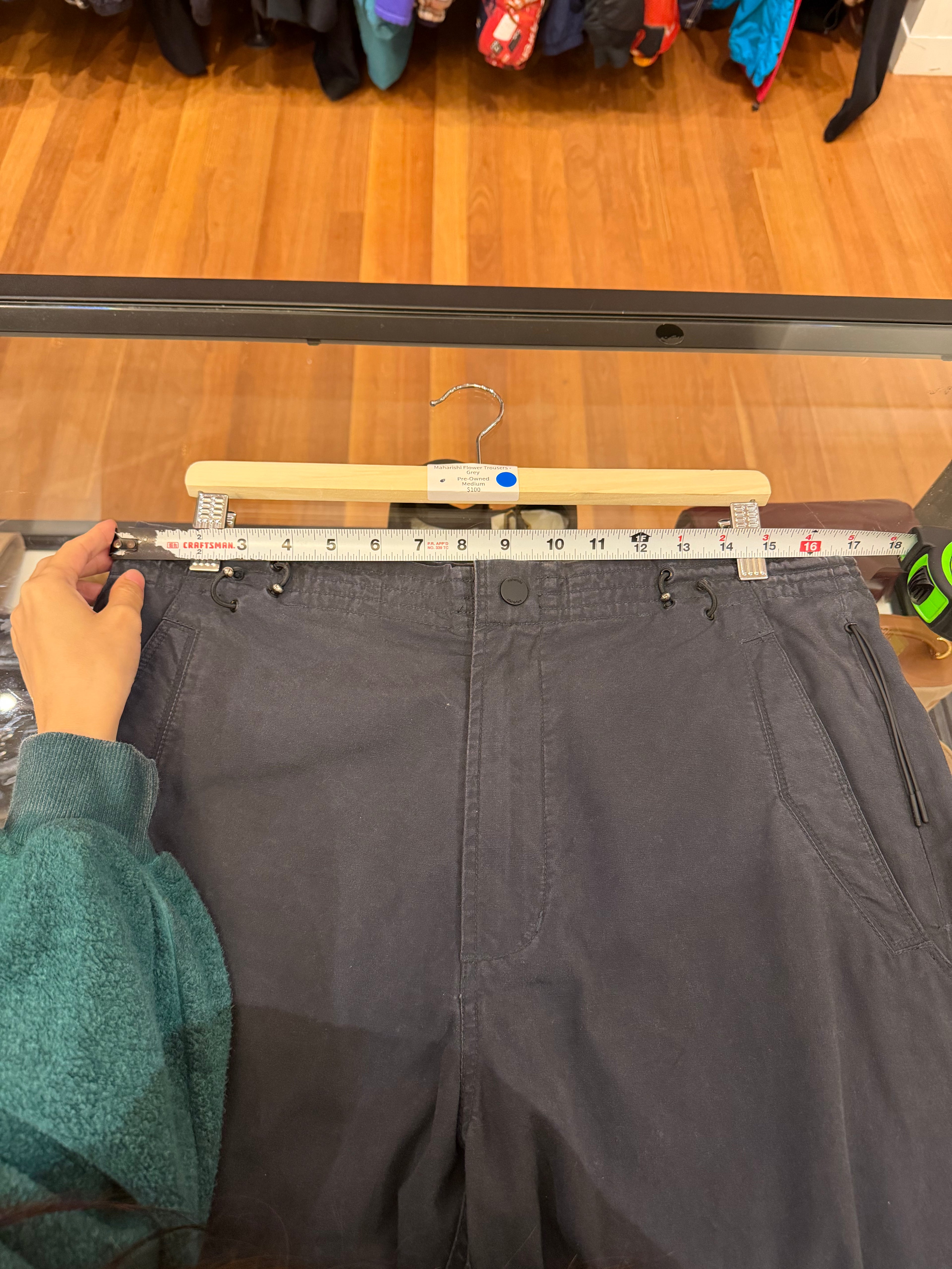 Maharishi Flower Trousers -
Grey
