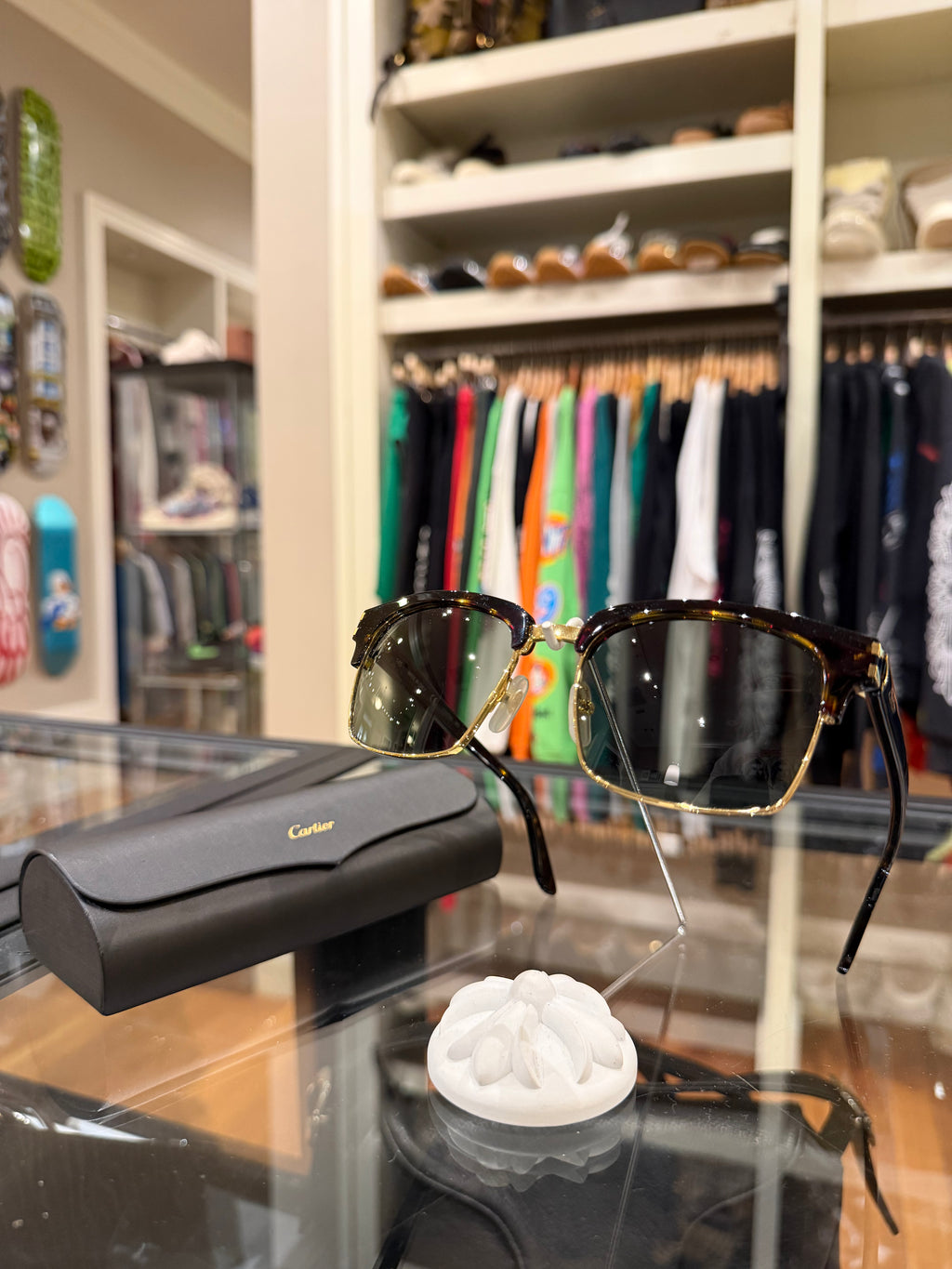Cartier C Decor Square Sunglasses - CT0132S