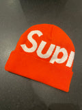 Supreme Big Logo Beanie - Orange