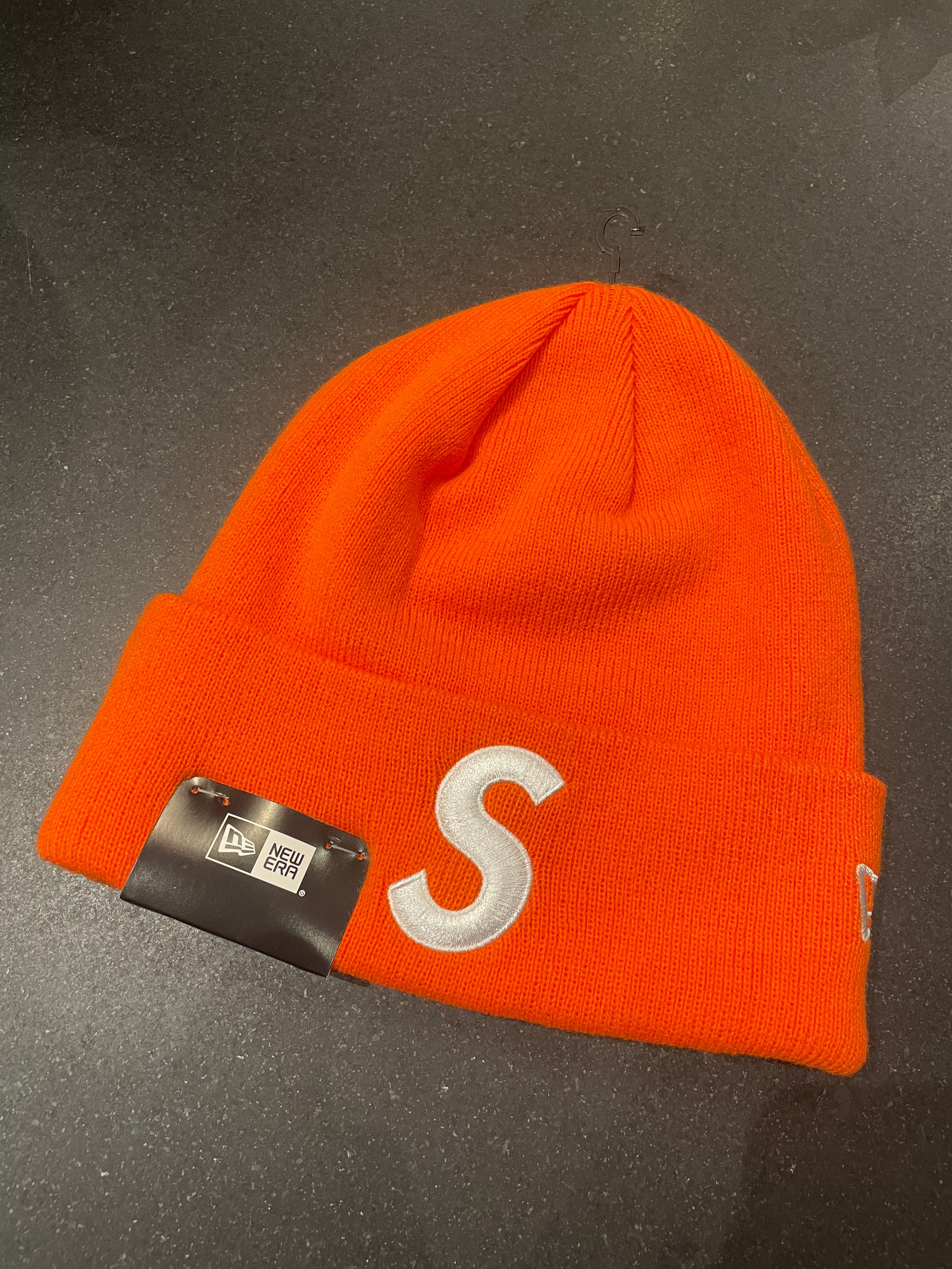 Supreme x New Era FW24 S Logo Beanie- Orange