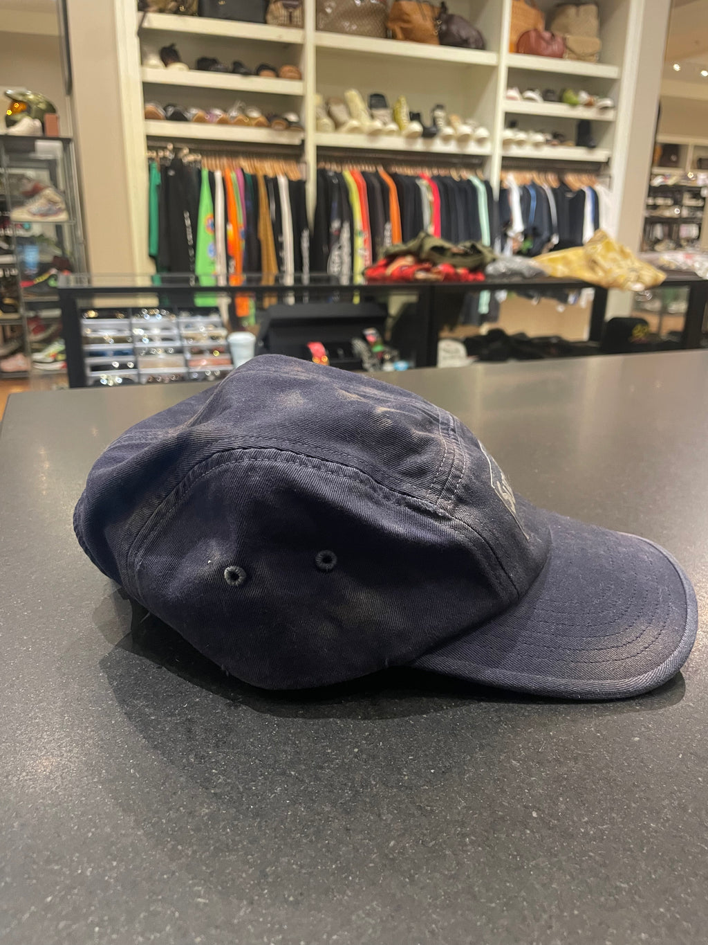 Supreme FW25 Over-dyed Camp Cap - Navy