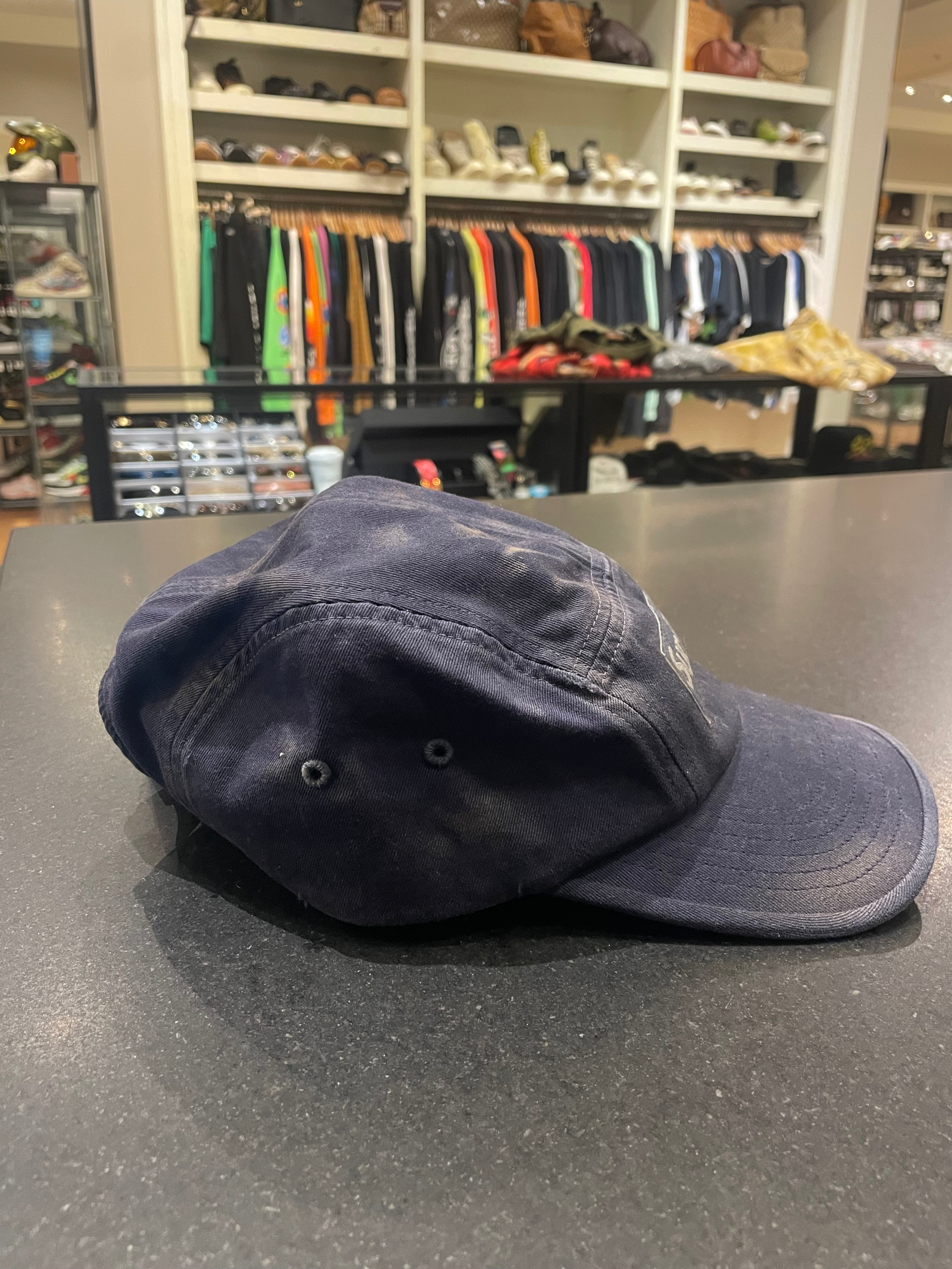 Supreme FW25 Over-dyed Camp Cap - Navy