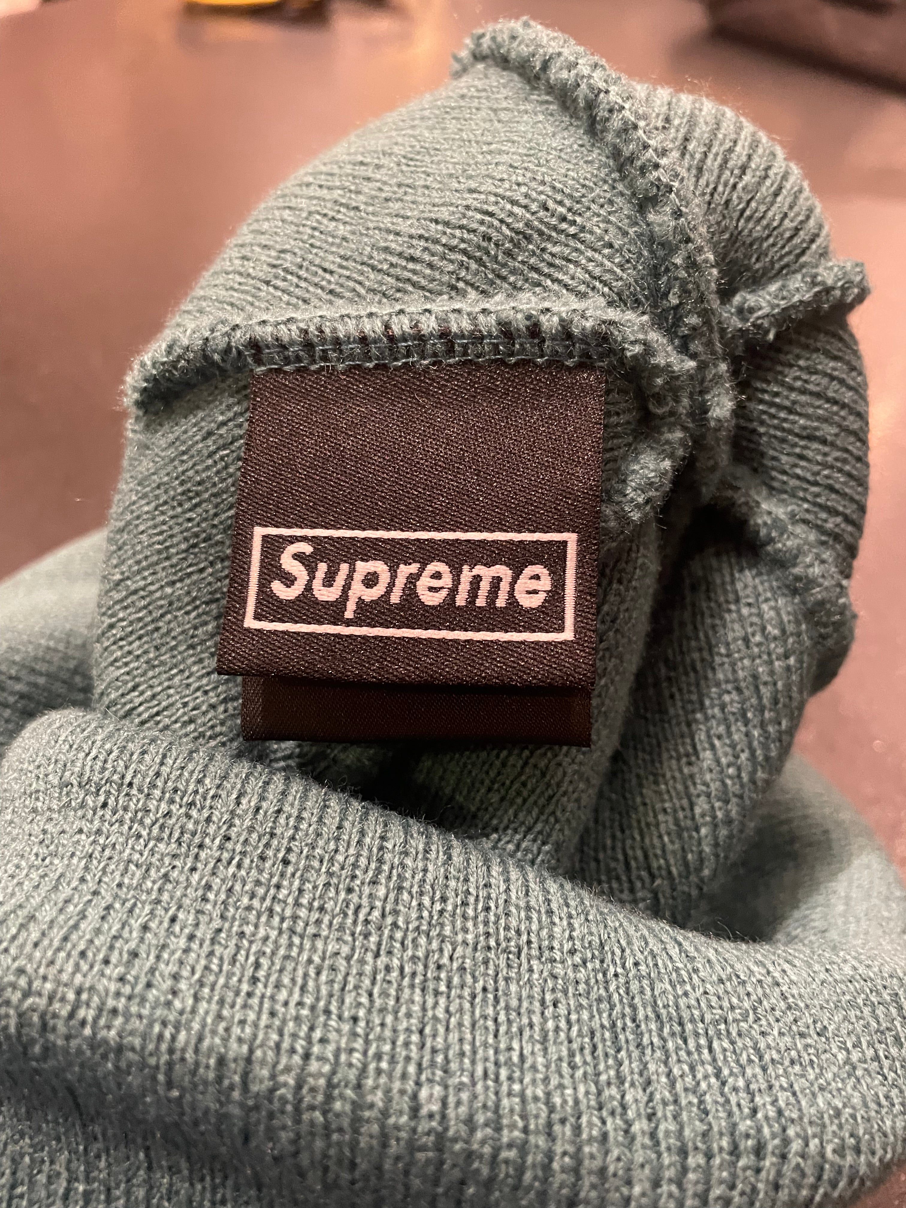 Supreme x New Era FW24 S Logo Beanie - Green