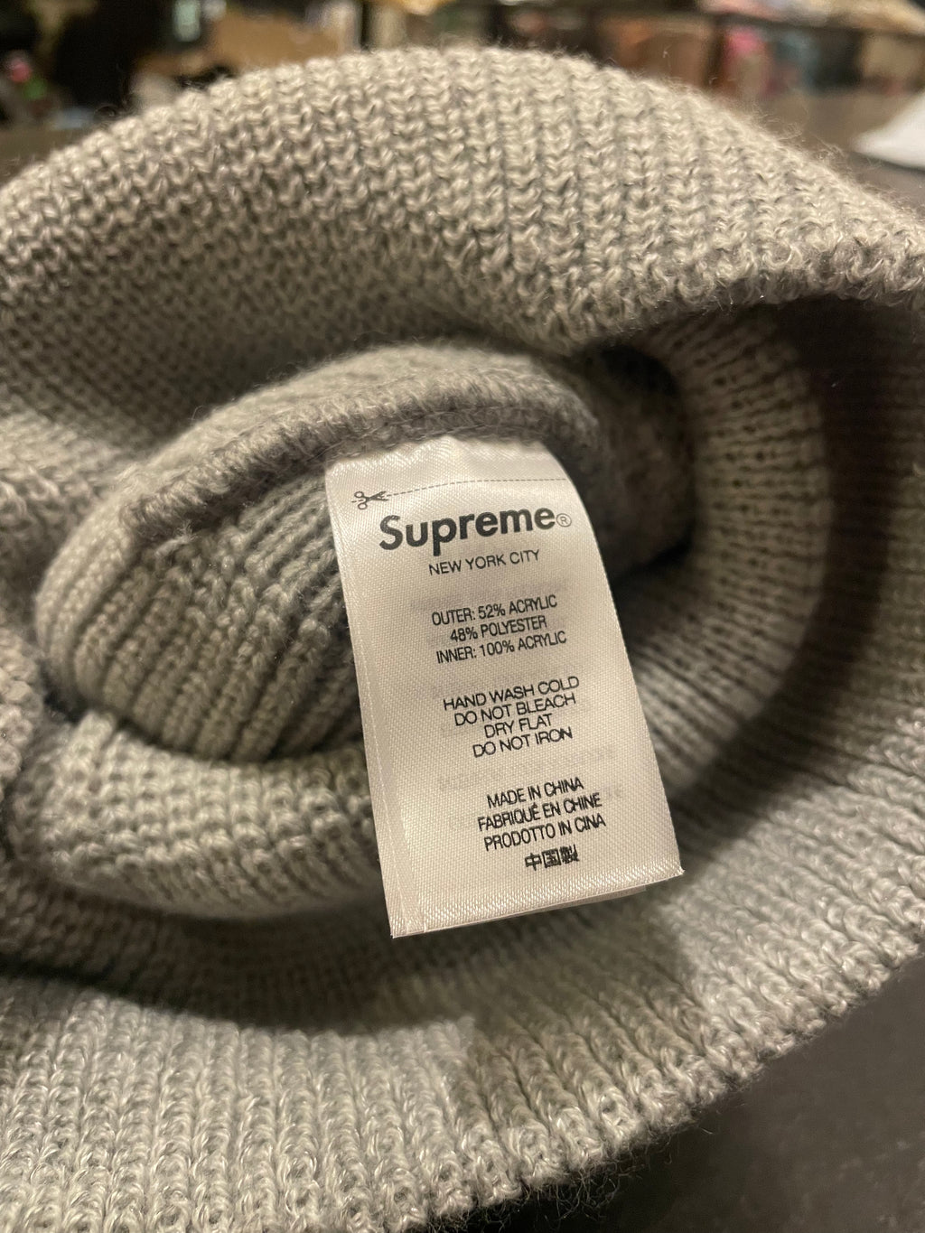 Supreme FW25 Reflective Balaclava - Grey