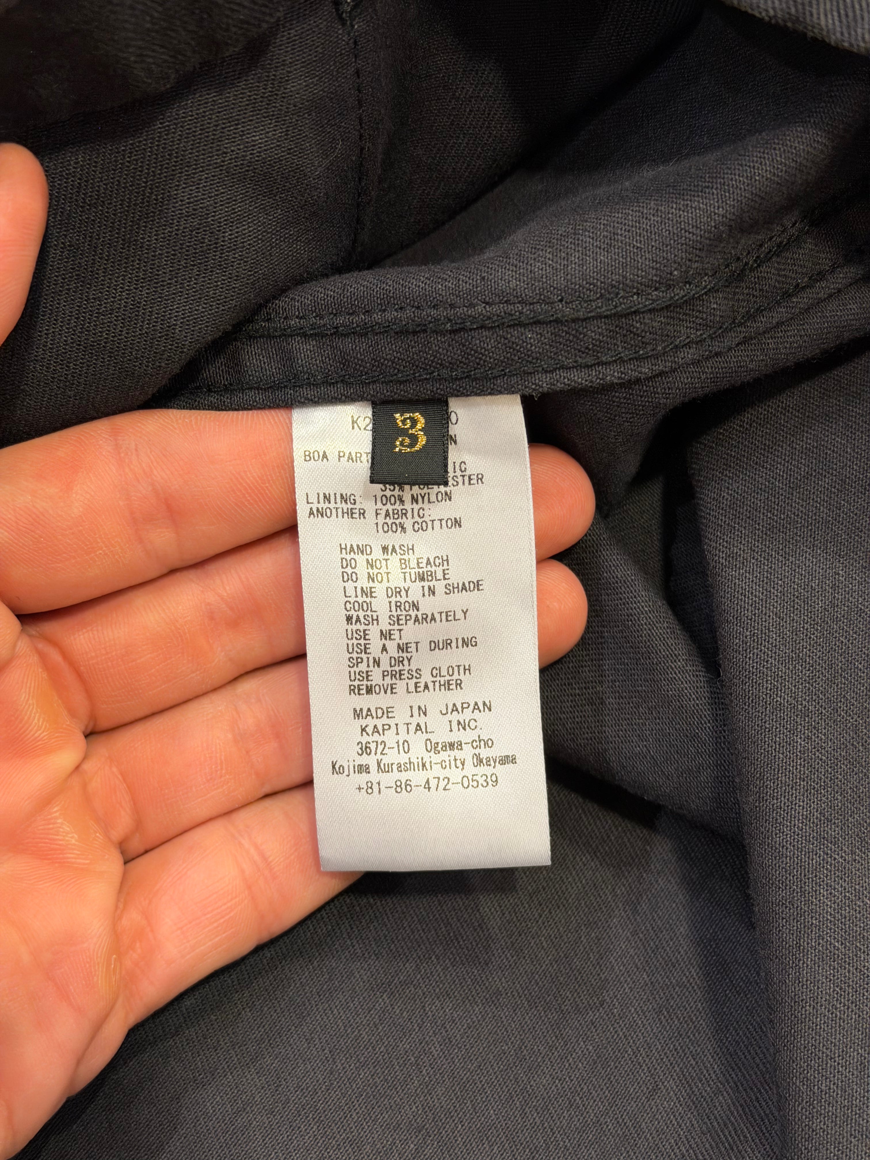 Kapital Chino Boa Fleece Anorak