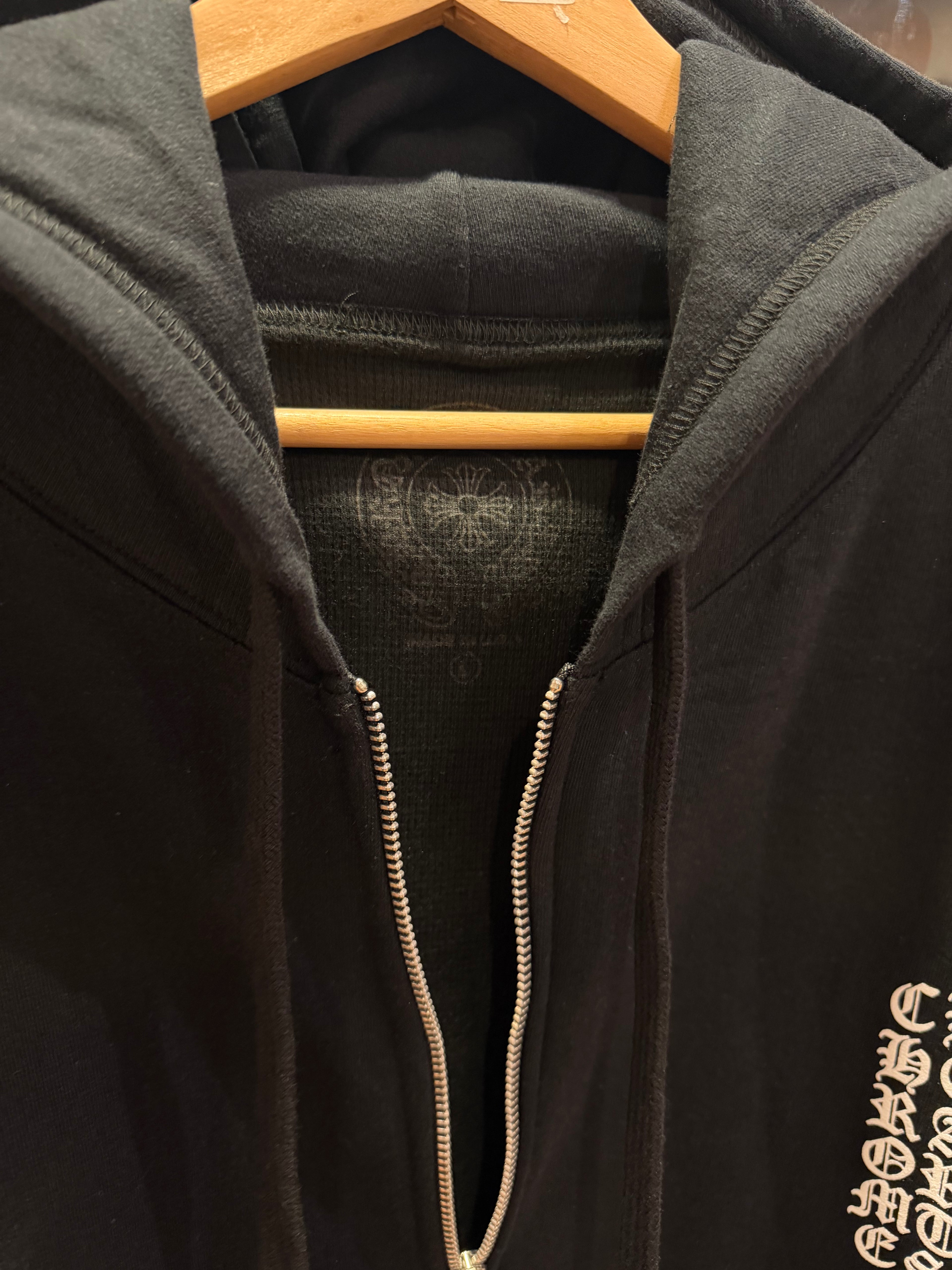 Chrome Hearts Thermal Vertical Logo Zip Up