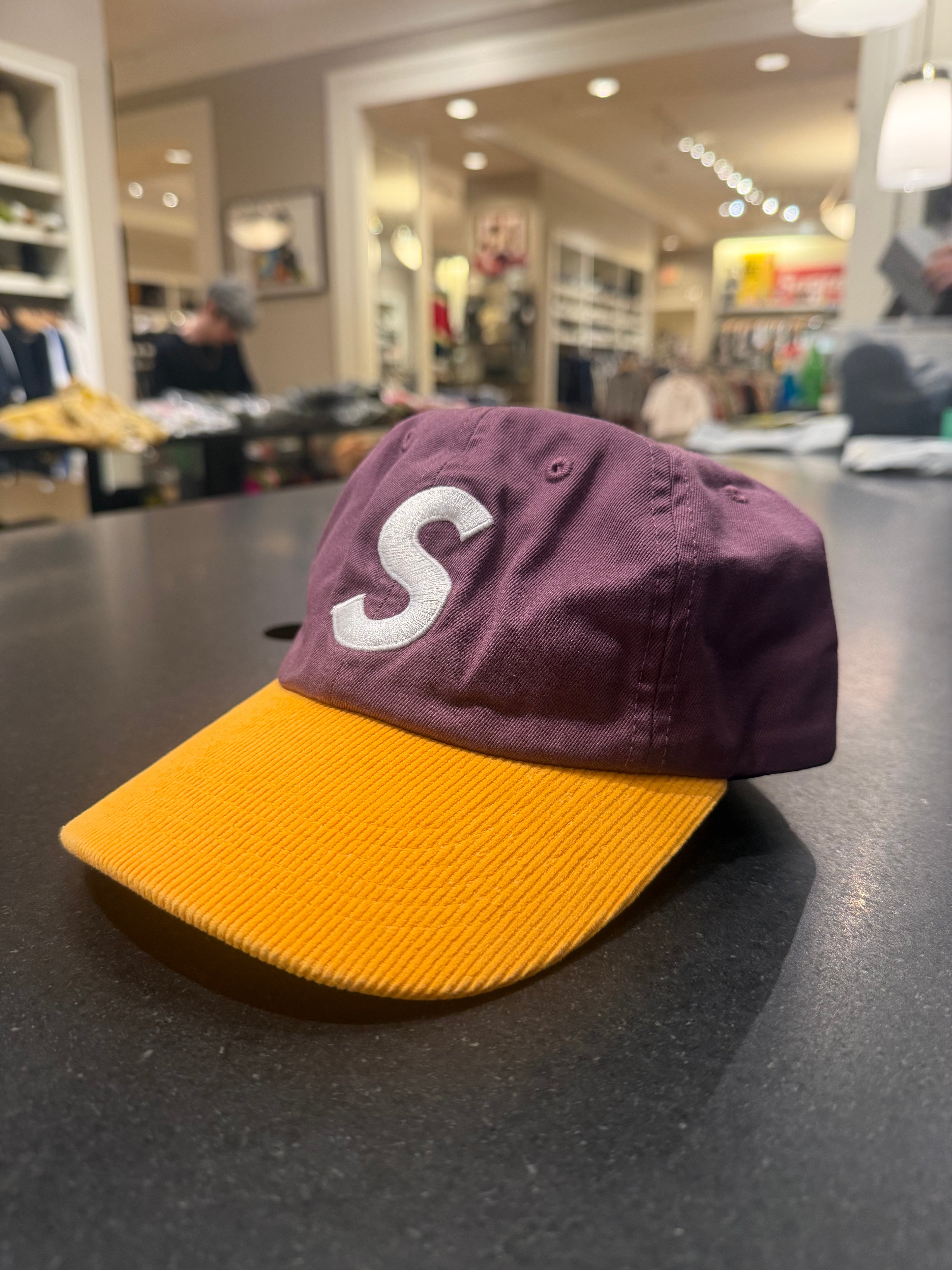 Supreme SS24 2-Tone S Logo 6 Panel Hat