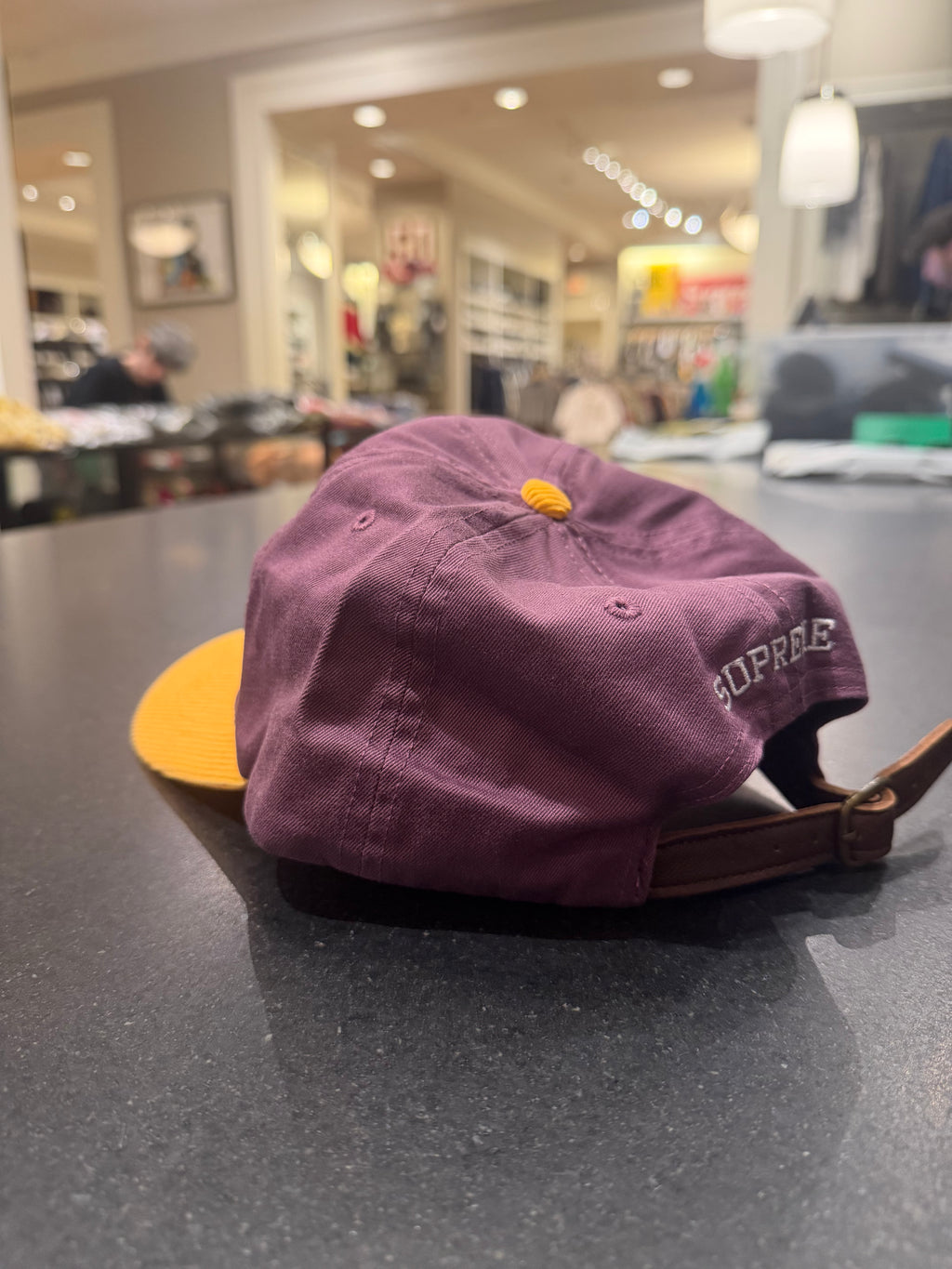 Supreme SS24 2-Tone S Logo 6 Panel Hat