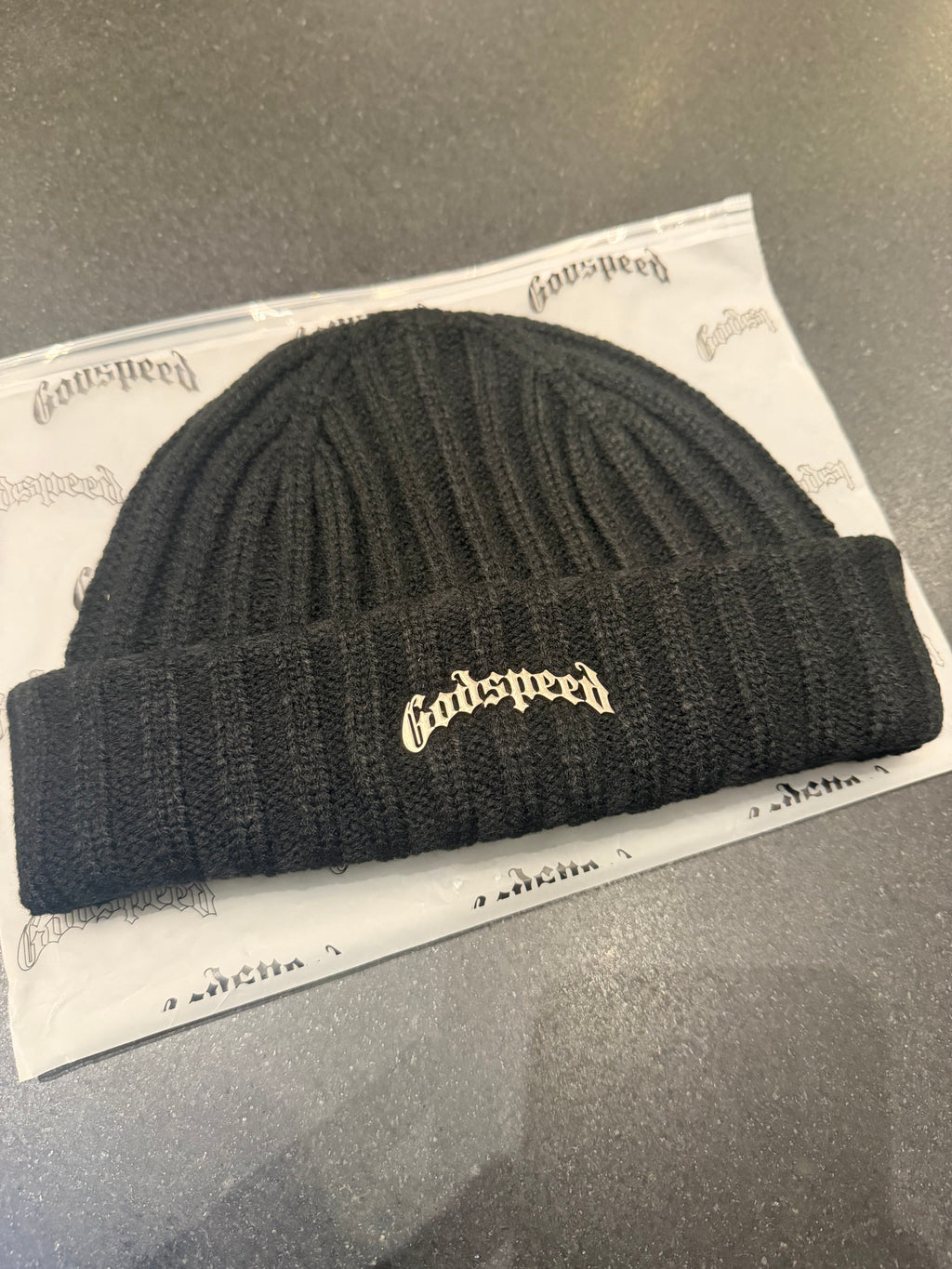 Godspeed OG Logo Emblem Beanie - Black