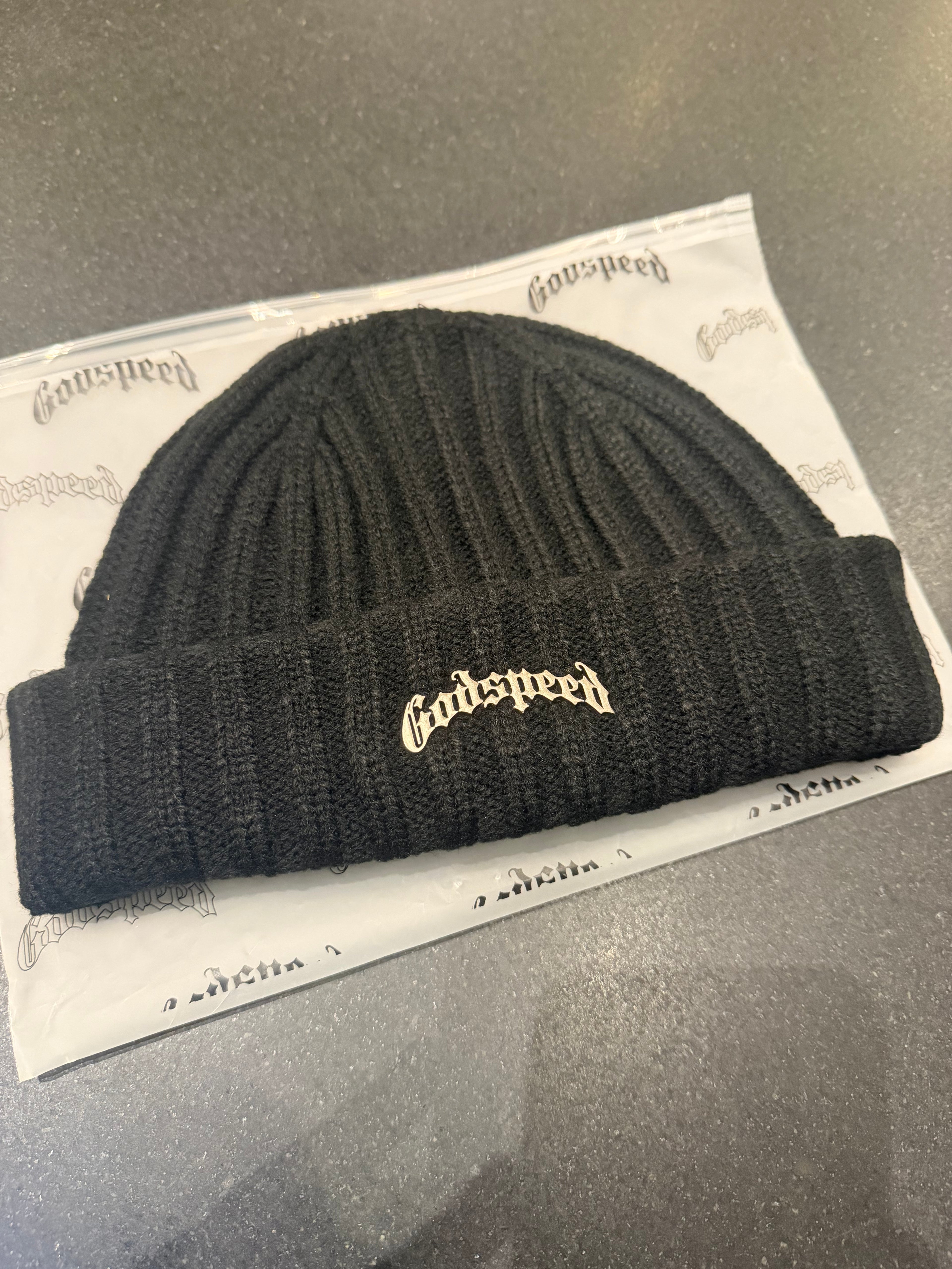 Godspeed OG Logo Emblem Beanie - Black