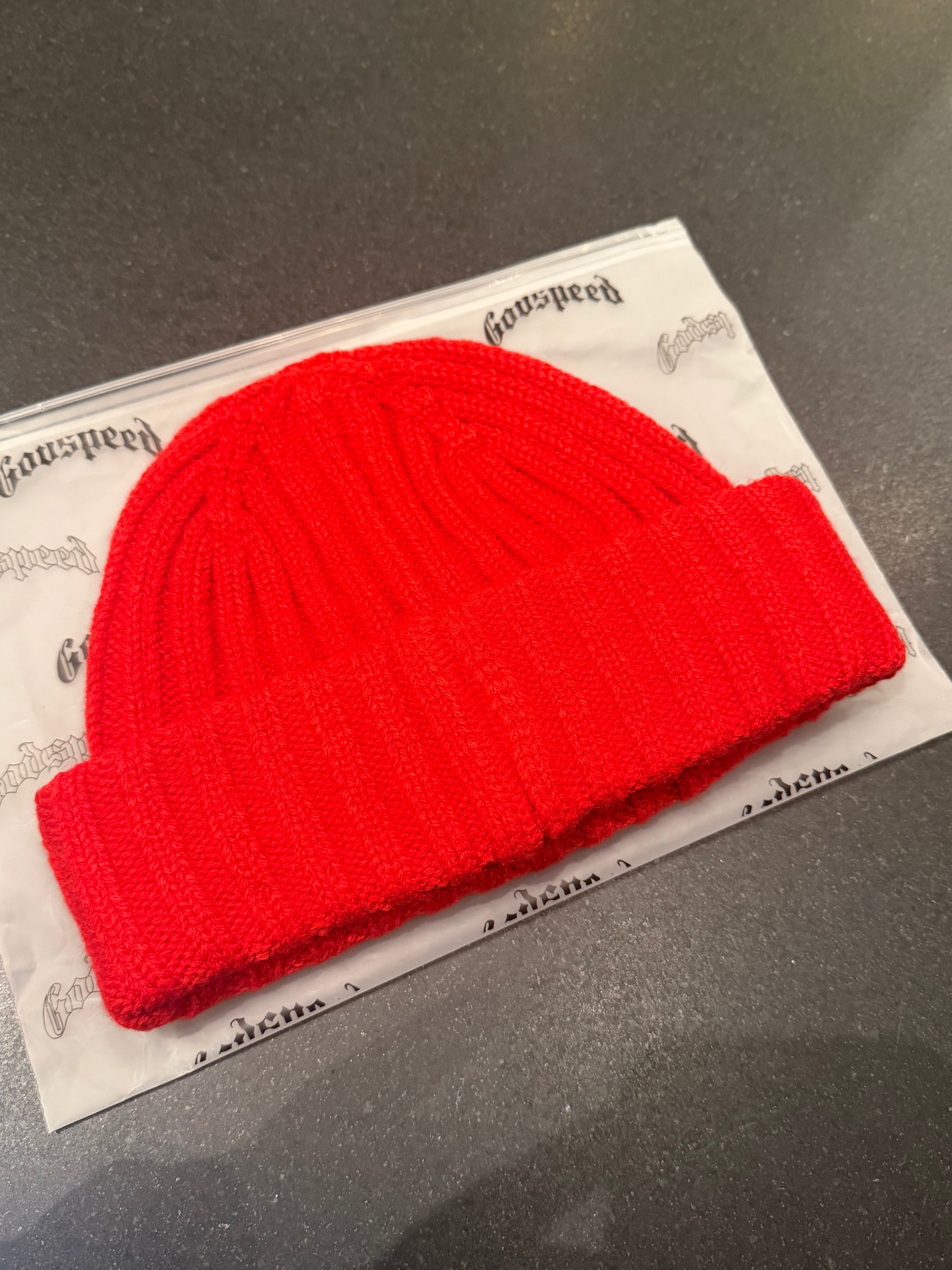 Godspeed OG Logo Emblem Beanie - Red