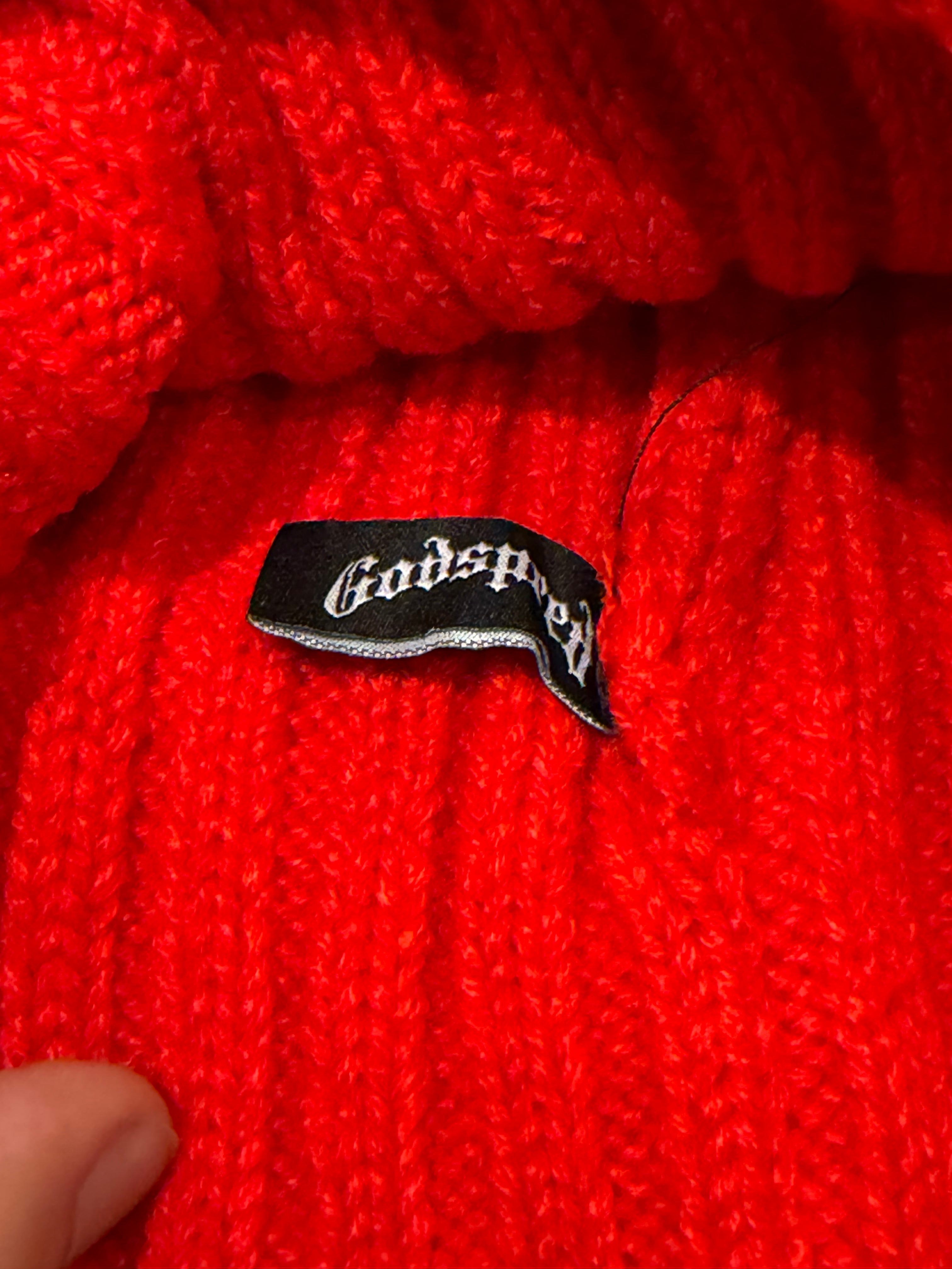 Godspeed OG Logo Emblem Beanie - Red