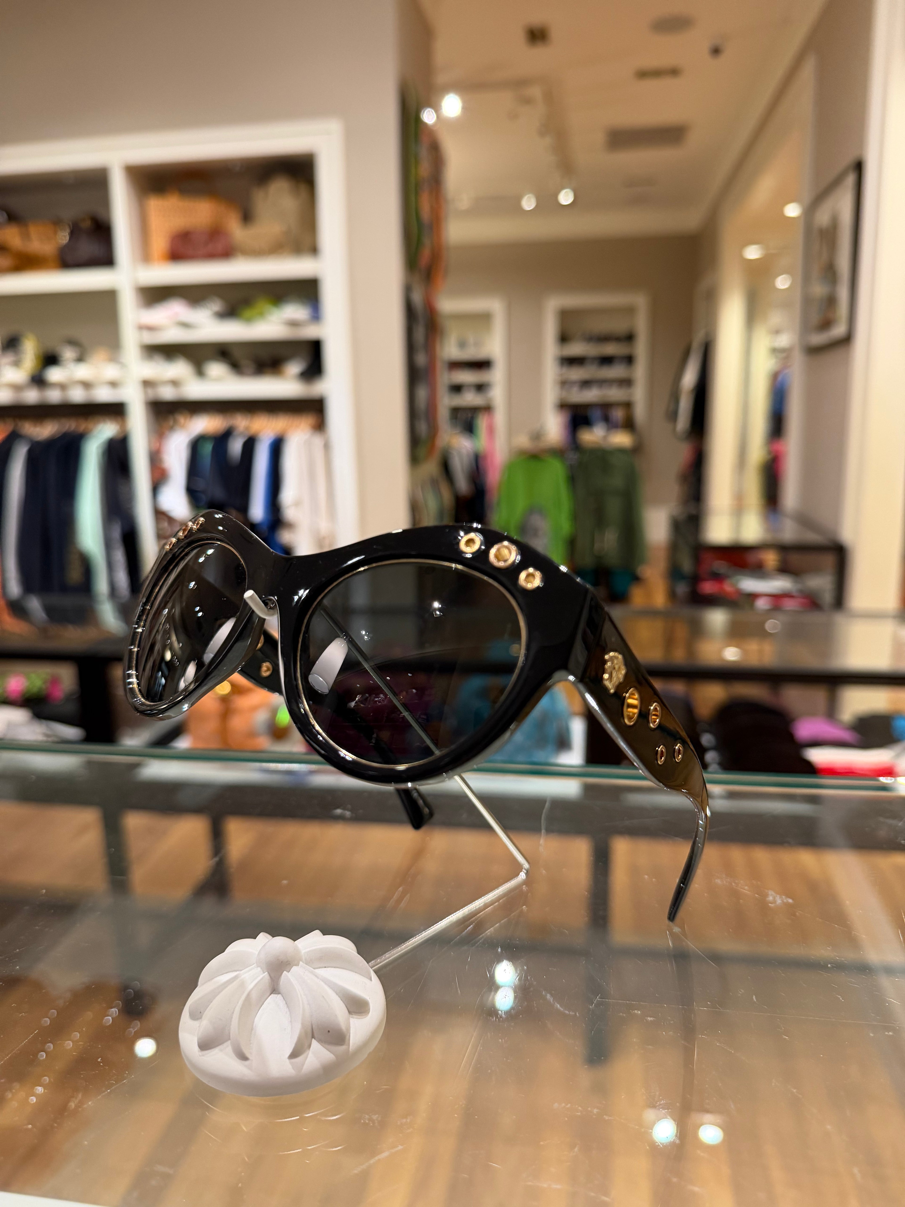 Versace Sunglasses - Black/Gold