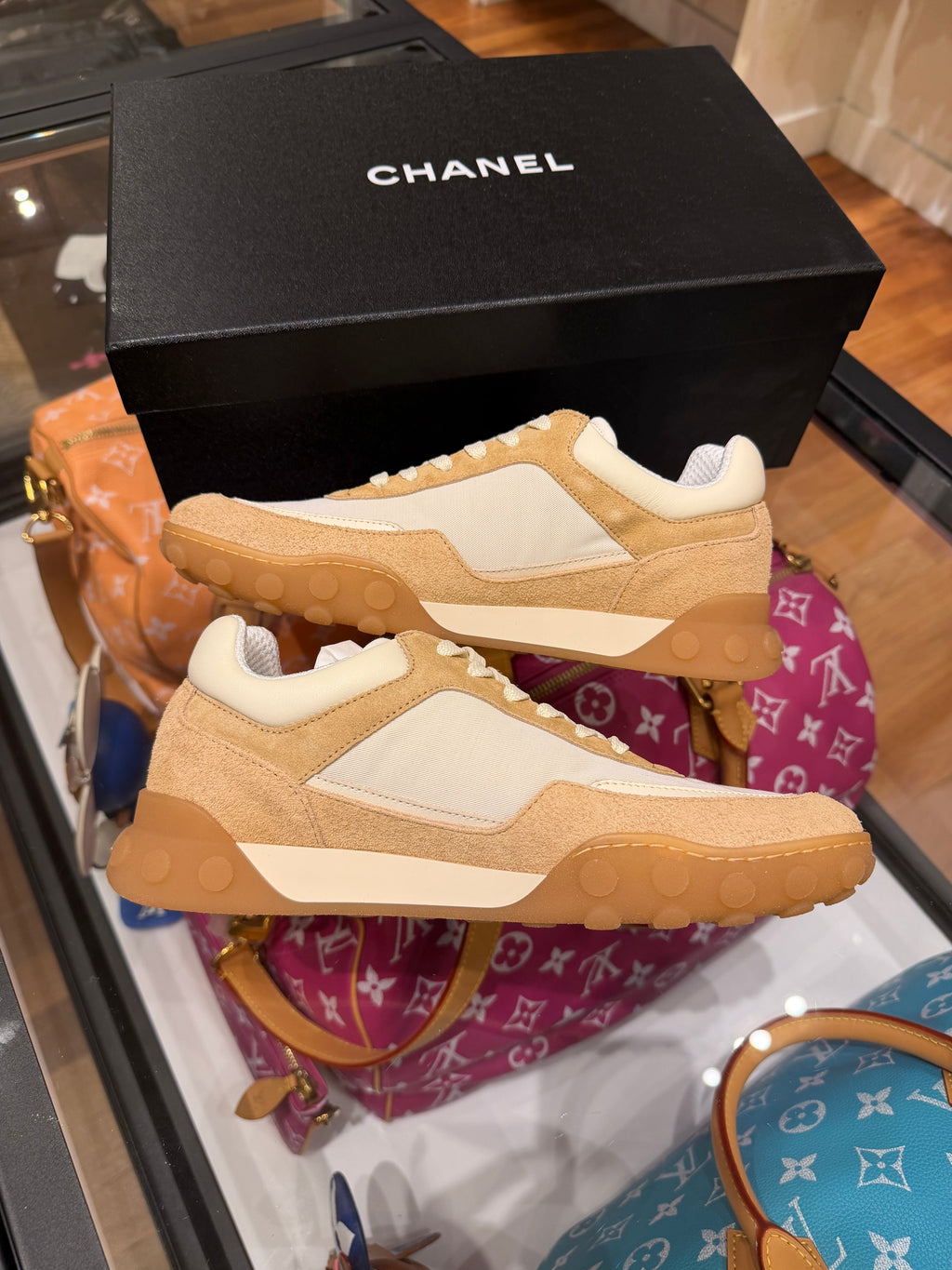 Chanel Calf Skin Trainers