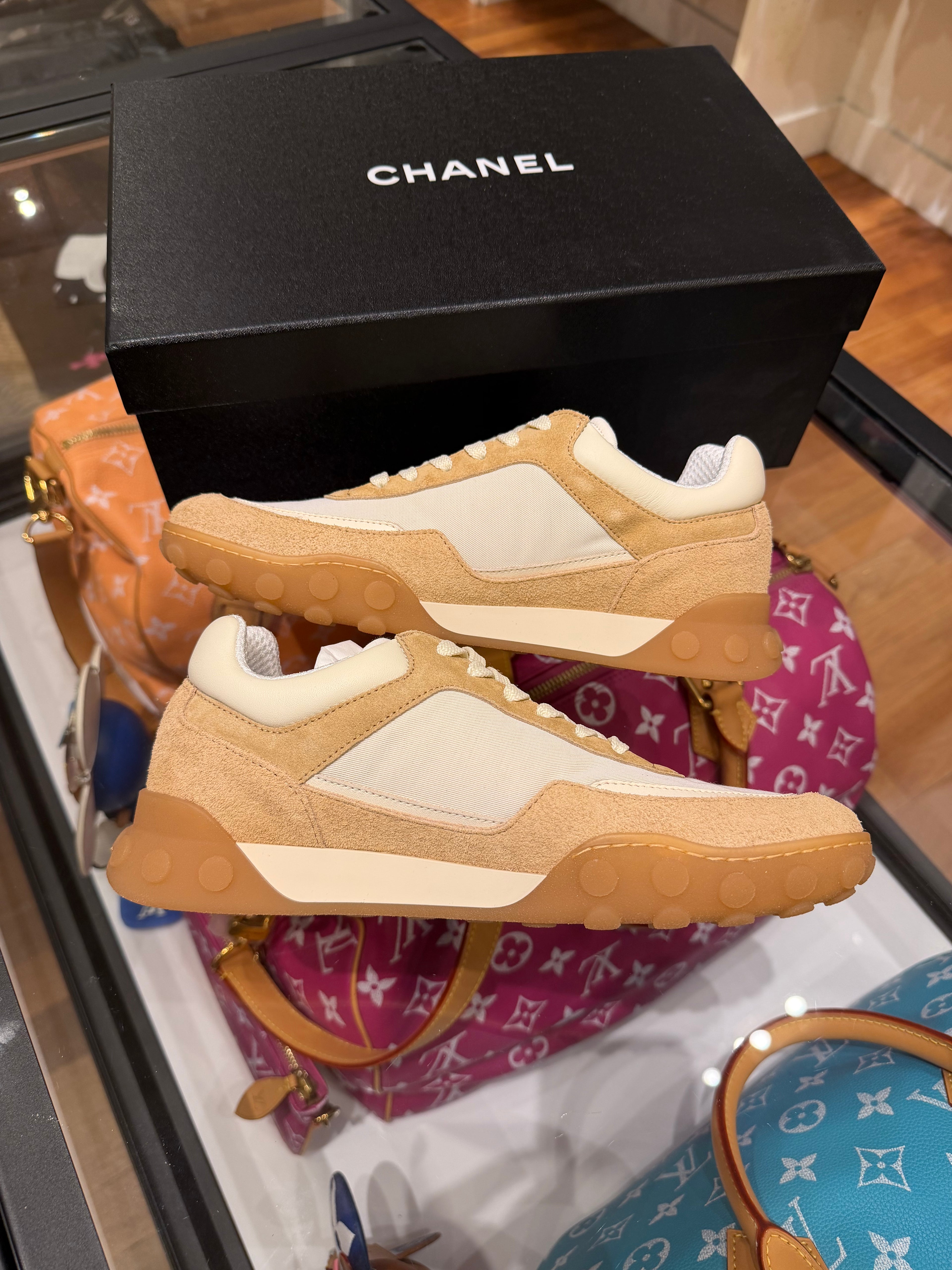 Chanel Calf Skin Trainers