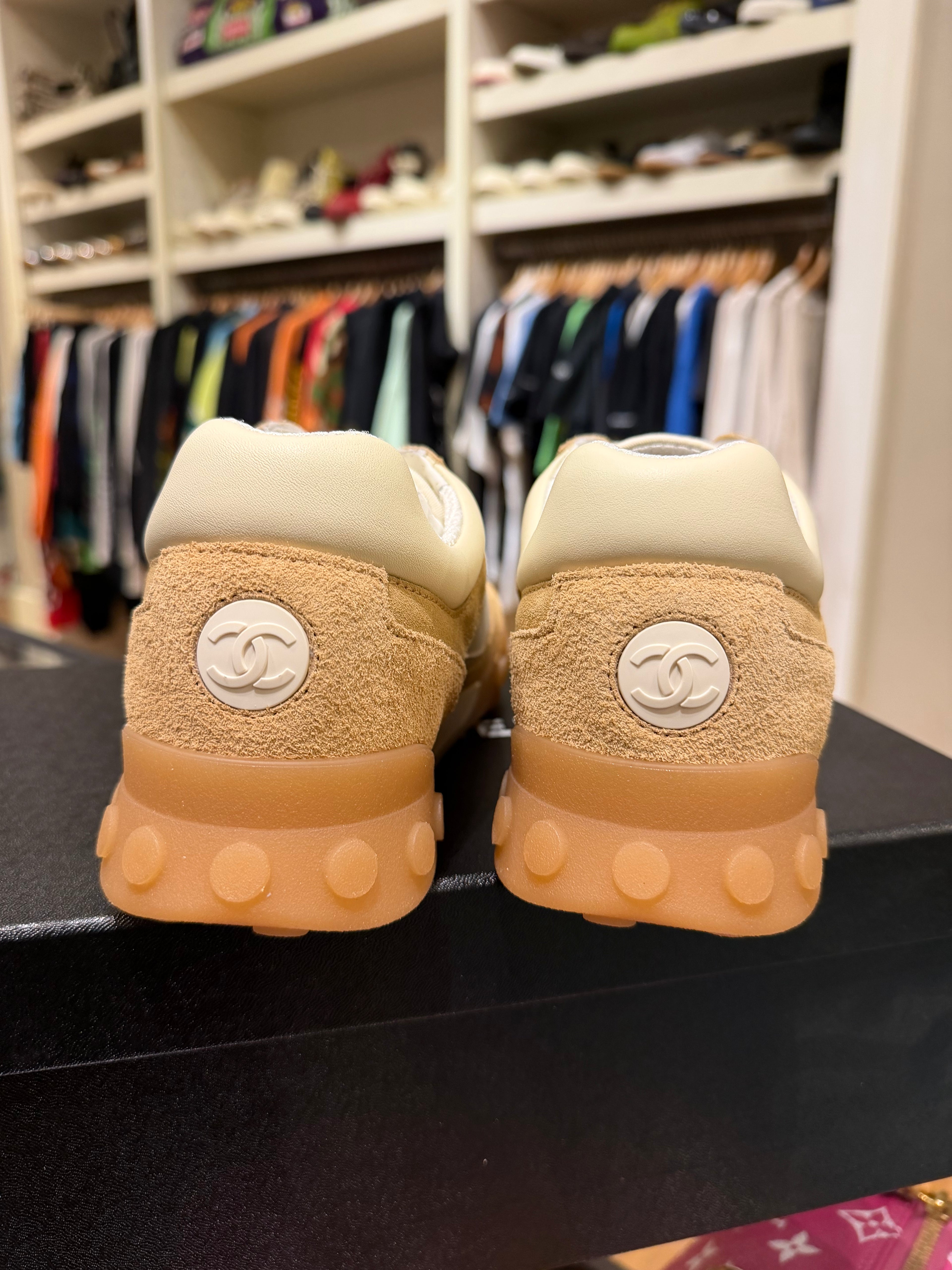 Chanel Calf Skin Trainers