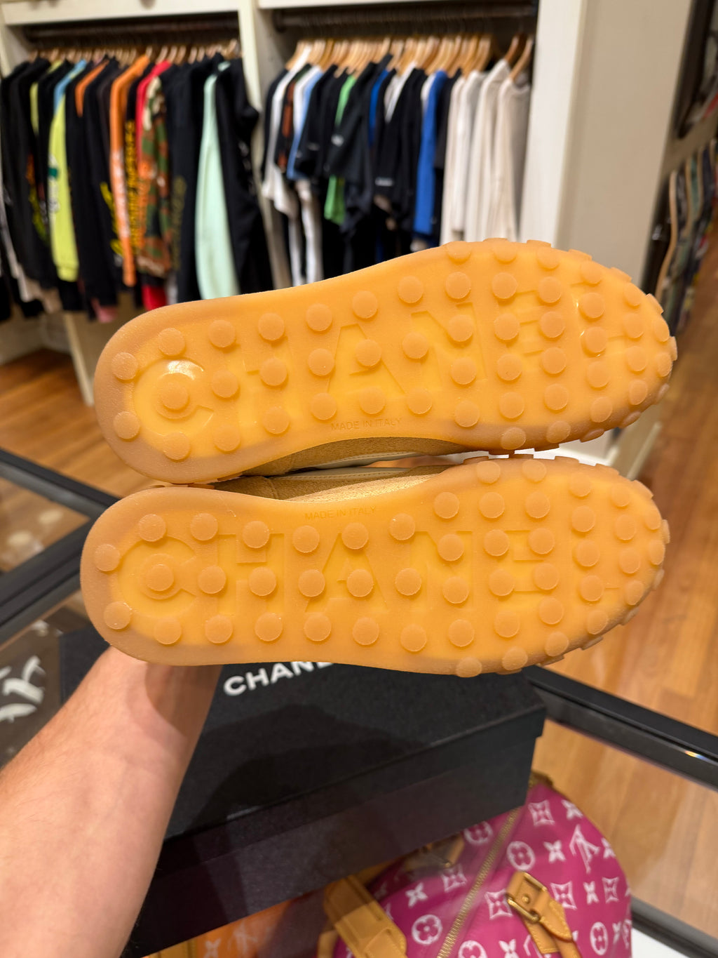 Chanel Calf Skin Trainers