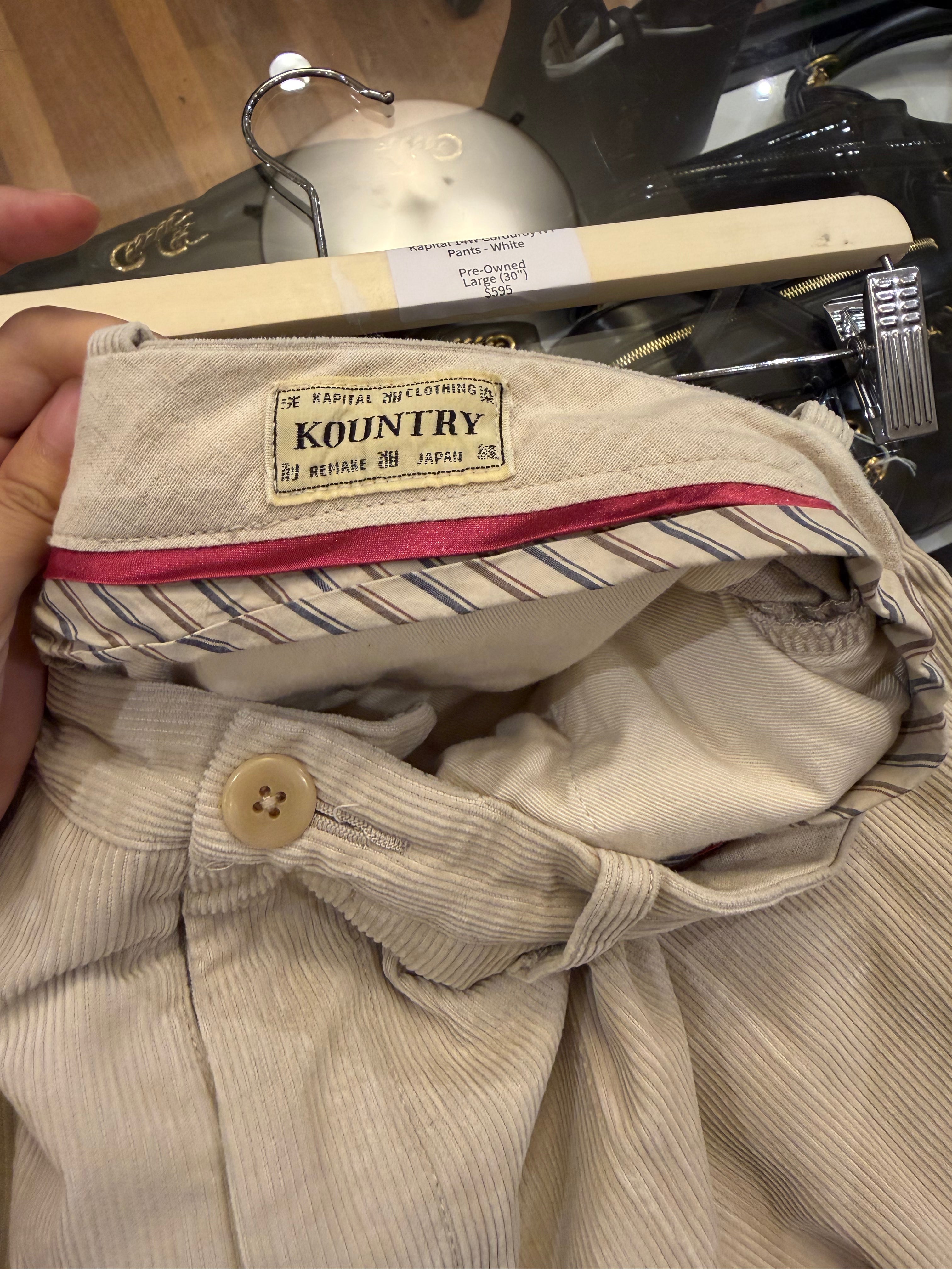 Kapital 14W corduroy ivy pants