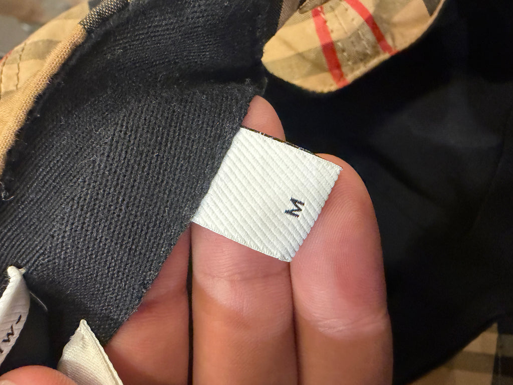 Burberry TB Icon Checkered Baseball Hat
