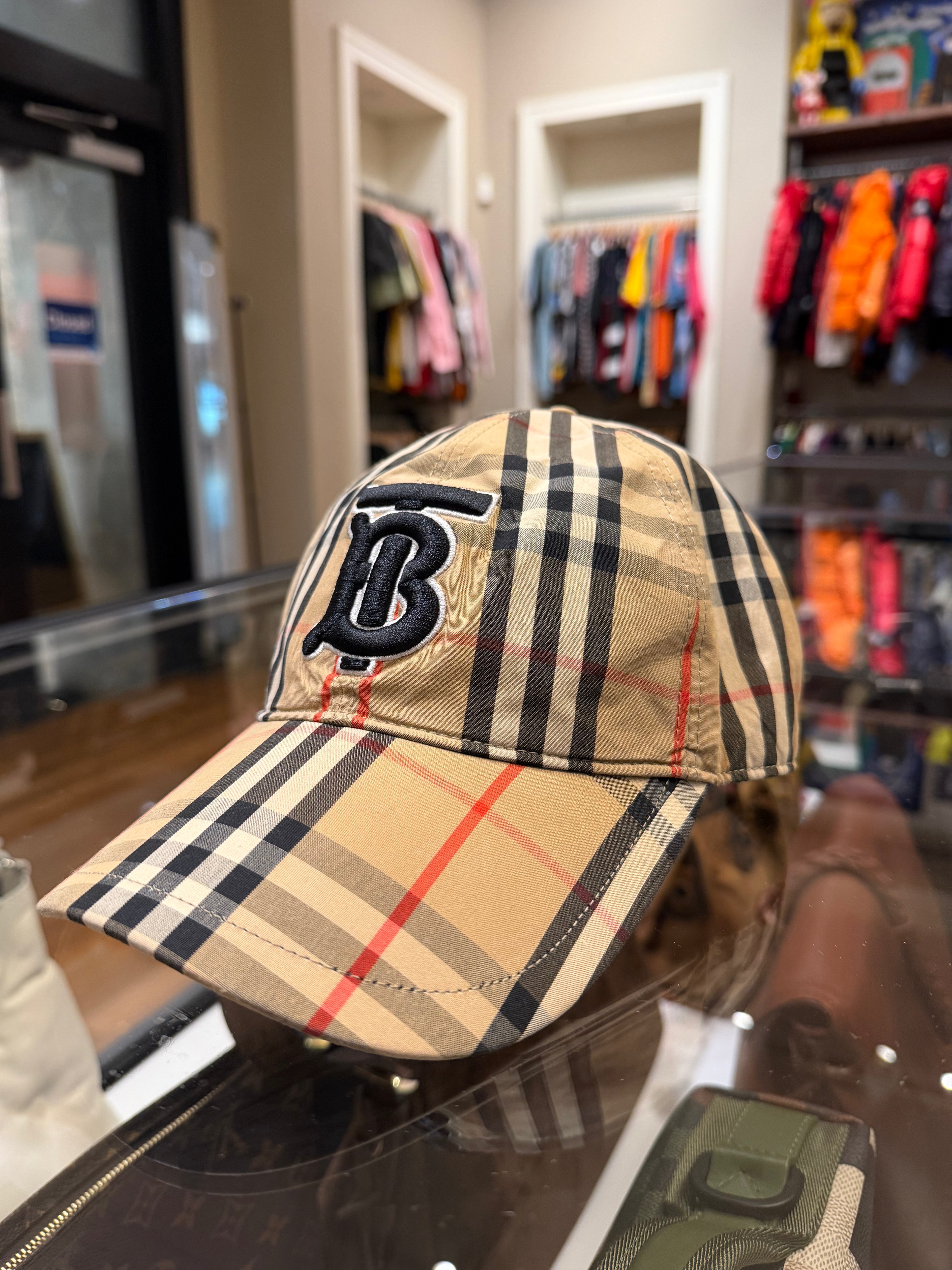 Burberry Vintage Checkered Monogram Motif Baseball