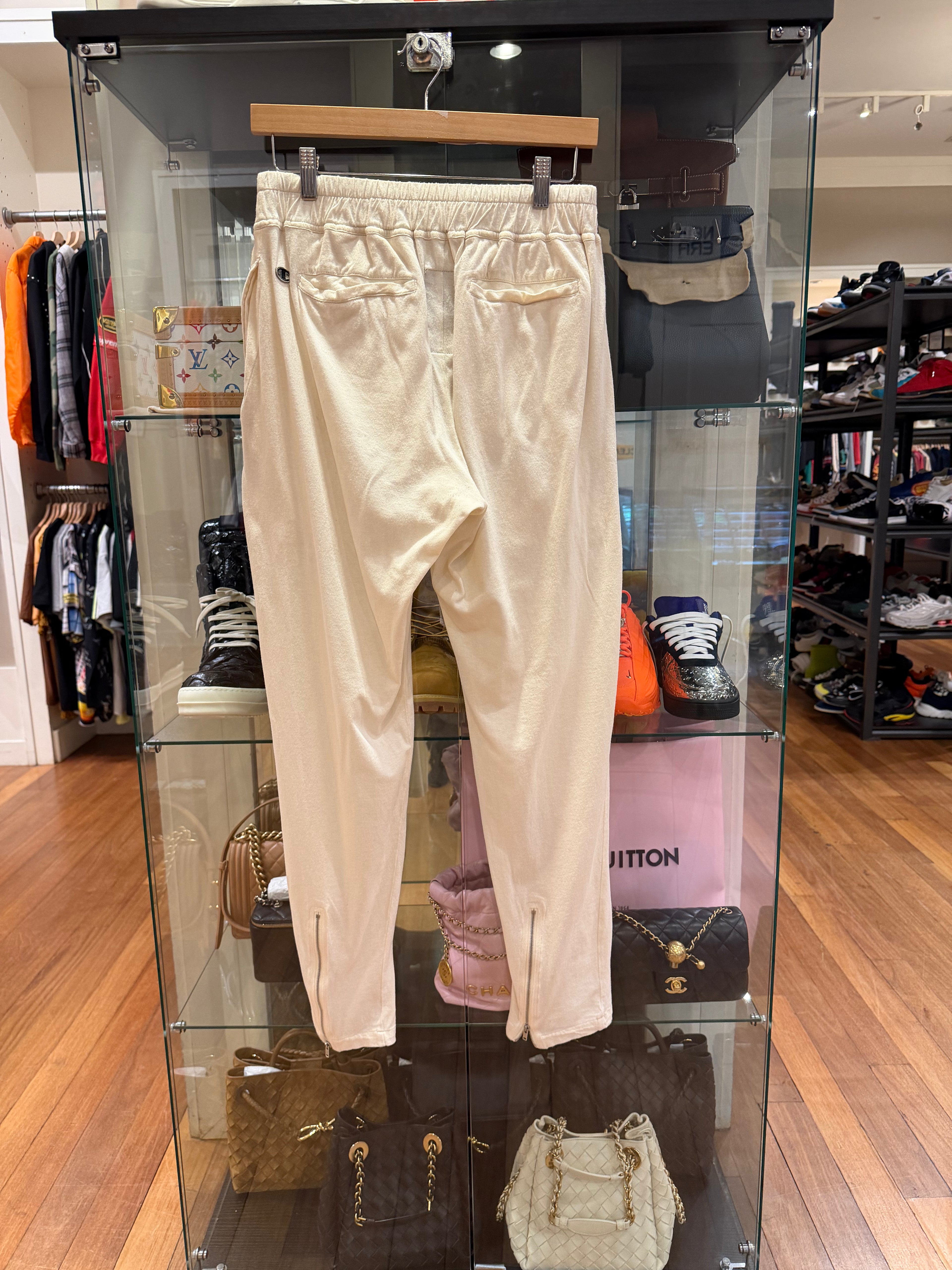 Champion x Rick Owns Prisoner Drawstring Sweatpants-Milk