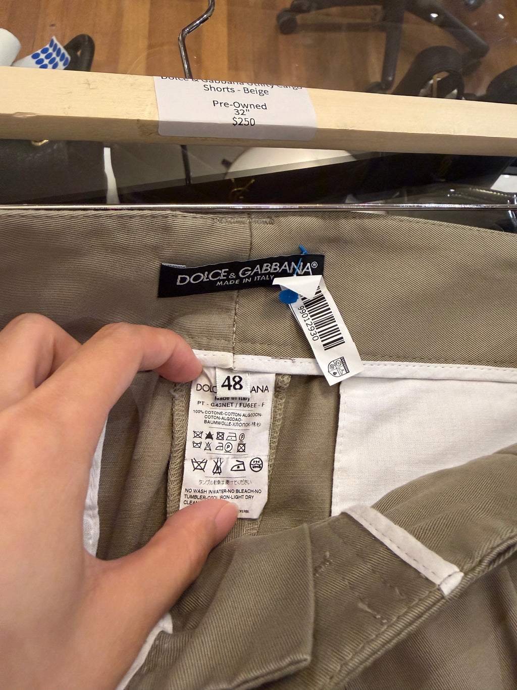 Dolce & Gabbana Utility Cargo Shorts - Beige