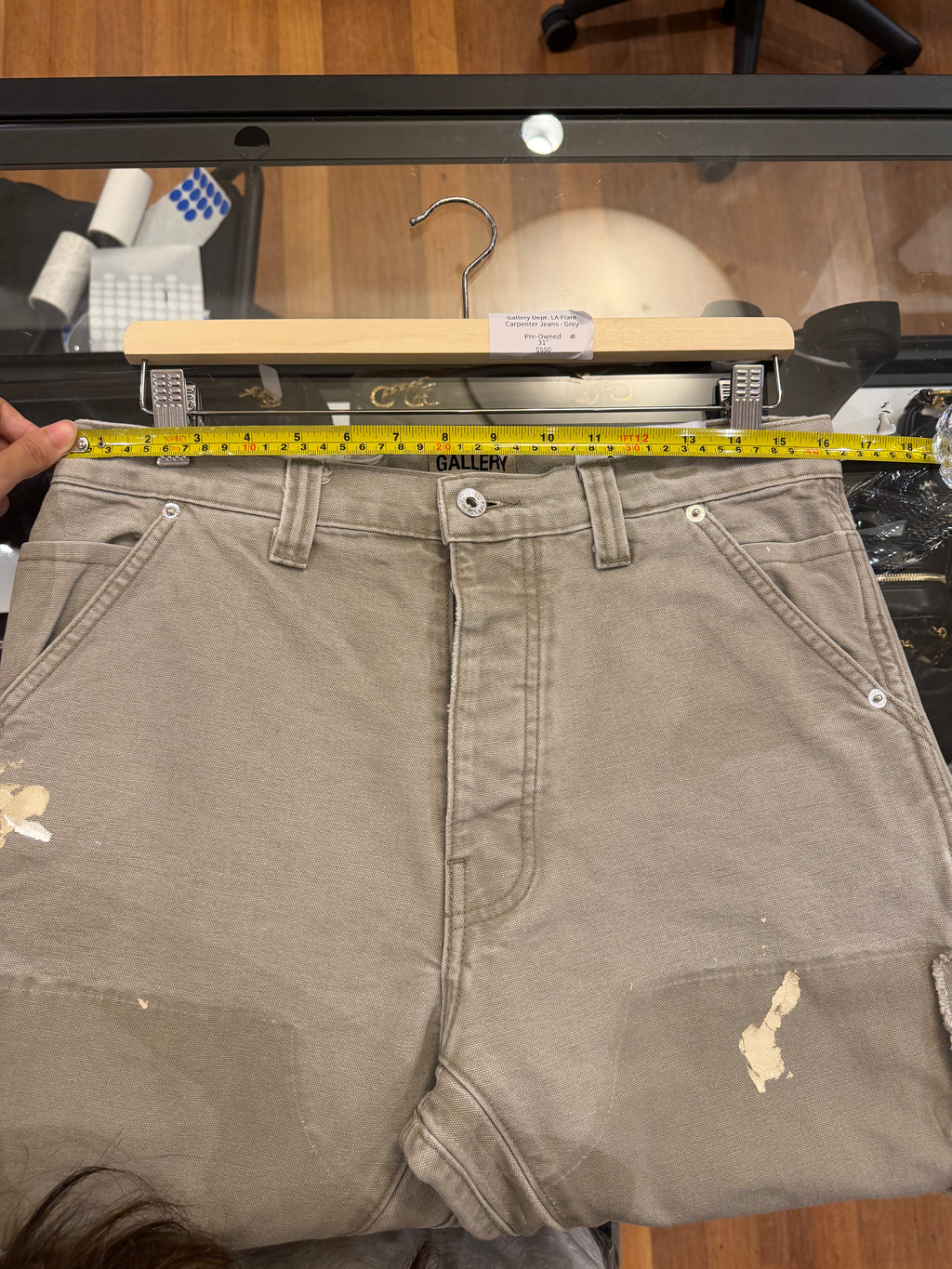 Gallery Dept. LA Flare Carpenter Jeans- Grey