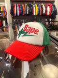 Bape Star Trucker Hat - Red & Green
