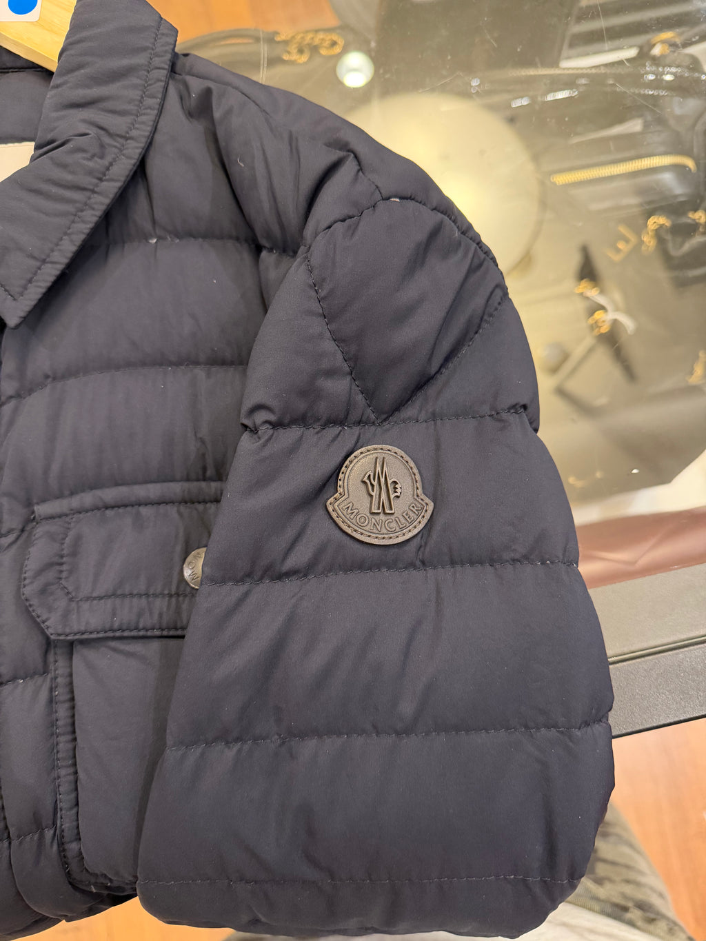Moncler Longue Saison ‘Andy’ Light Jacket- Navy