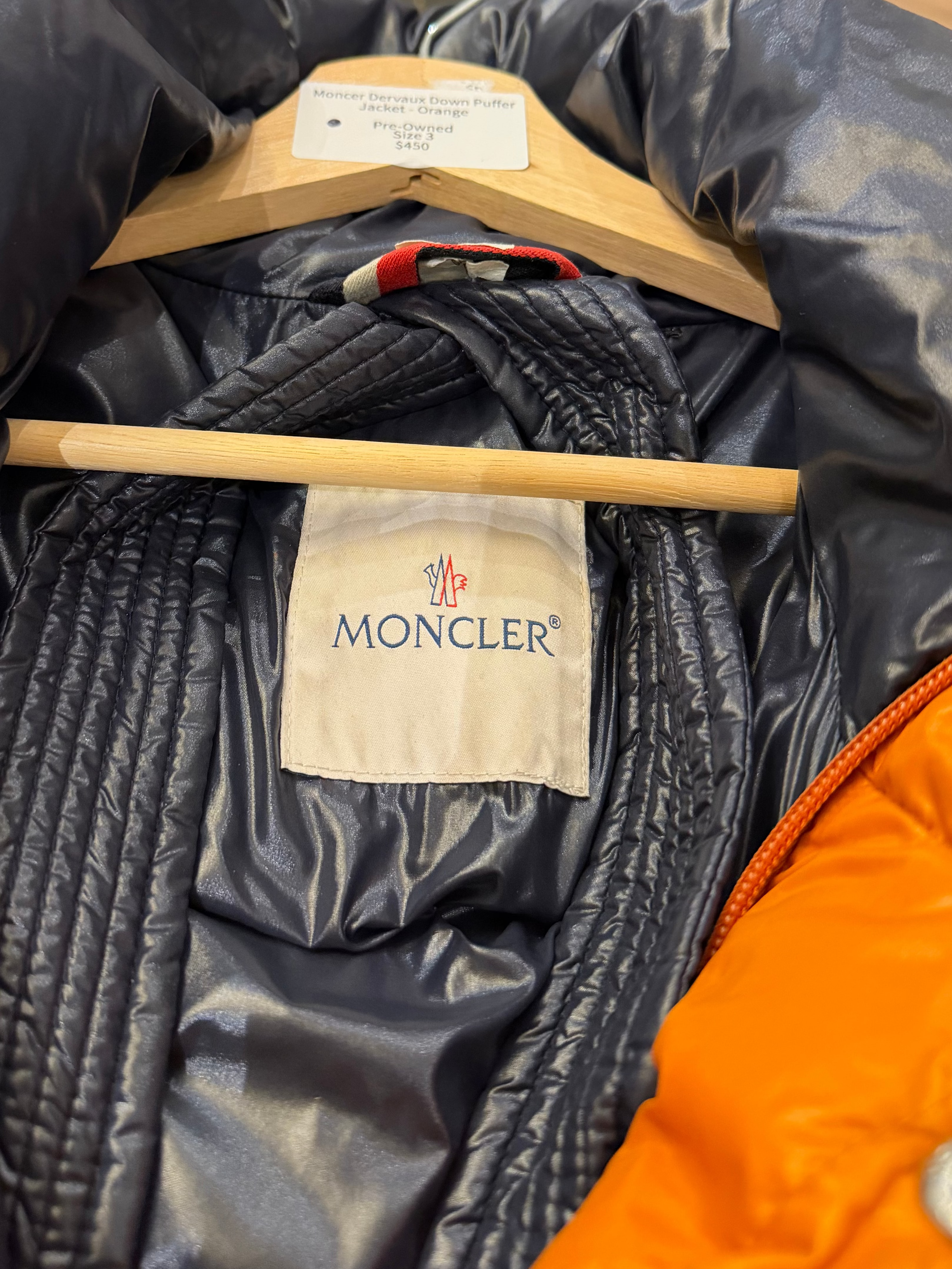 Moncer Dervaux Down Puffer
Jacket - Orange
