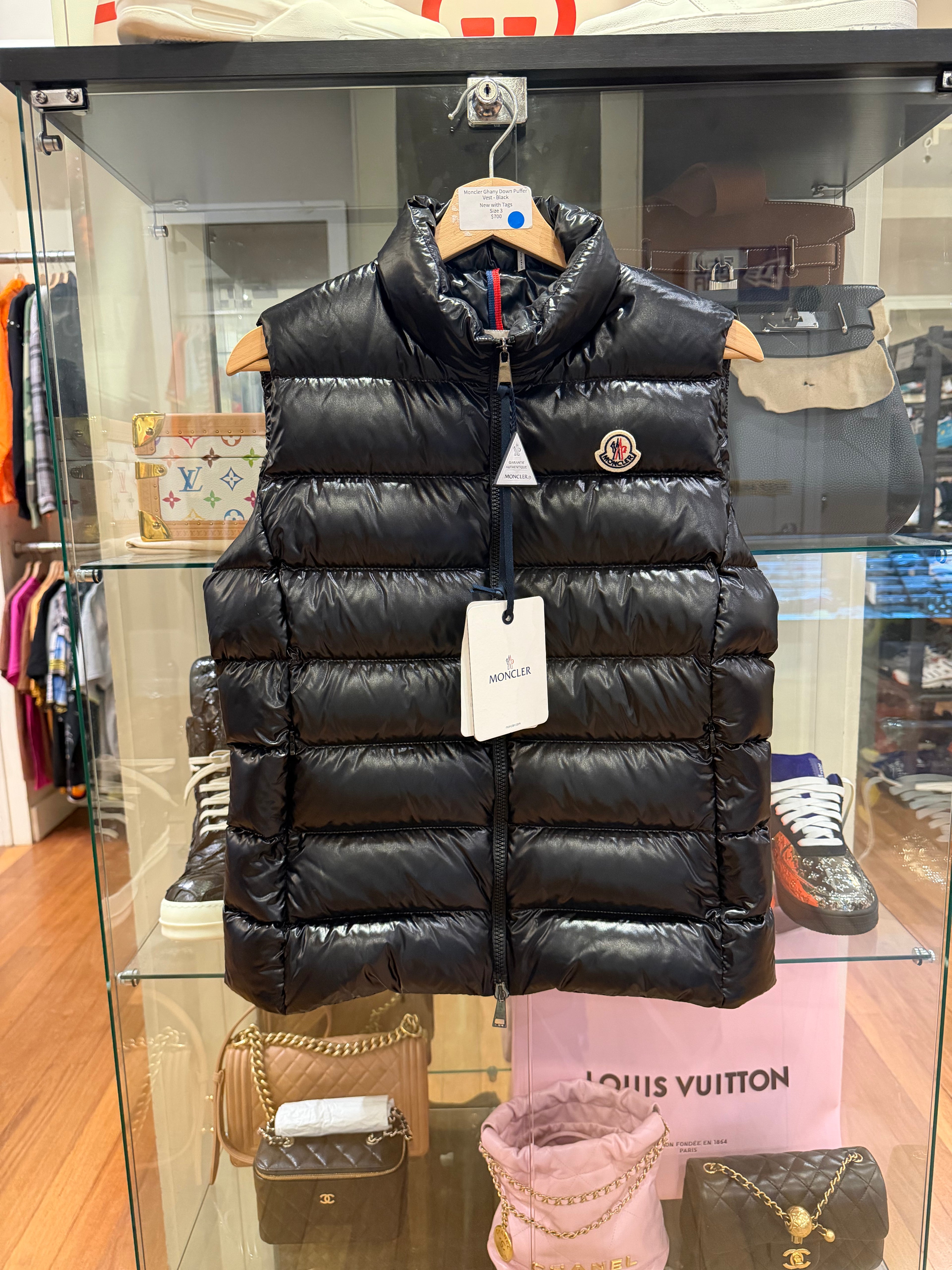 Moncler Ghany Down Puffer
Vest - Black