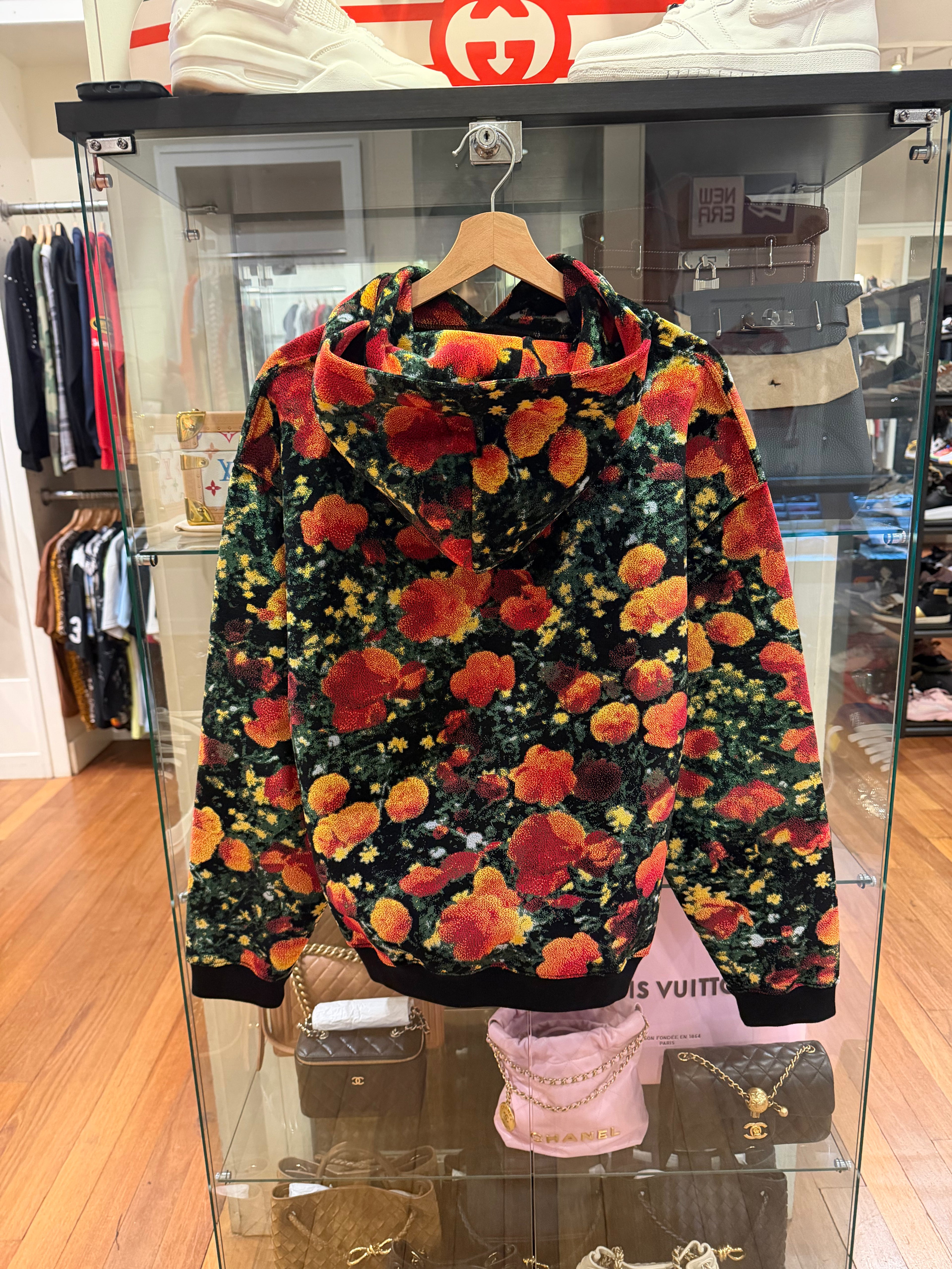 Louis Vuitton x Virgil Abloh ‘Poppies’ Velour Hoodie