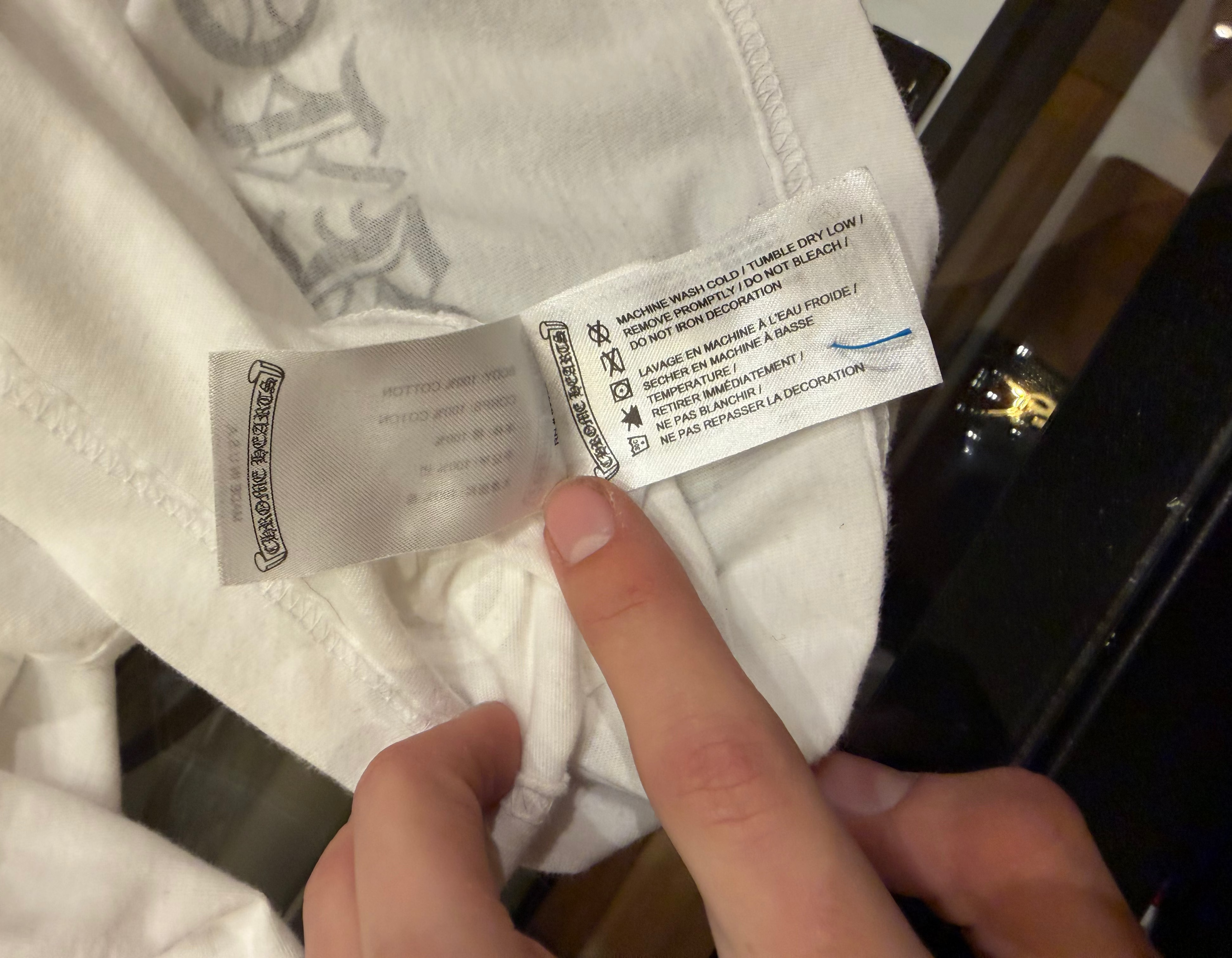 Chrome Hearts New York Excl. Horseahoe Pocket Tee - White