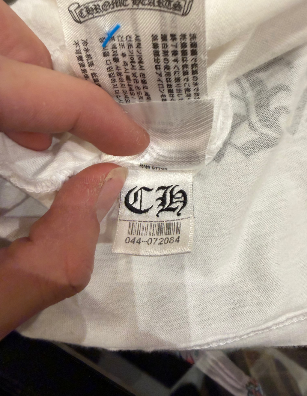 Chrome Hearts New York Excl. Horseahoe Pocket Tee - White