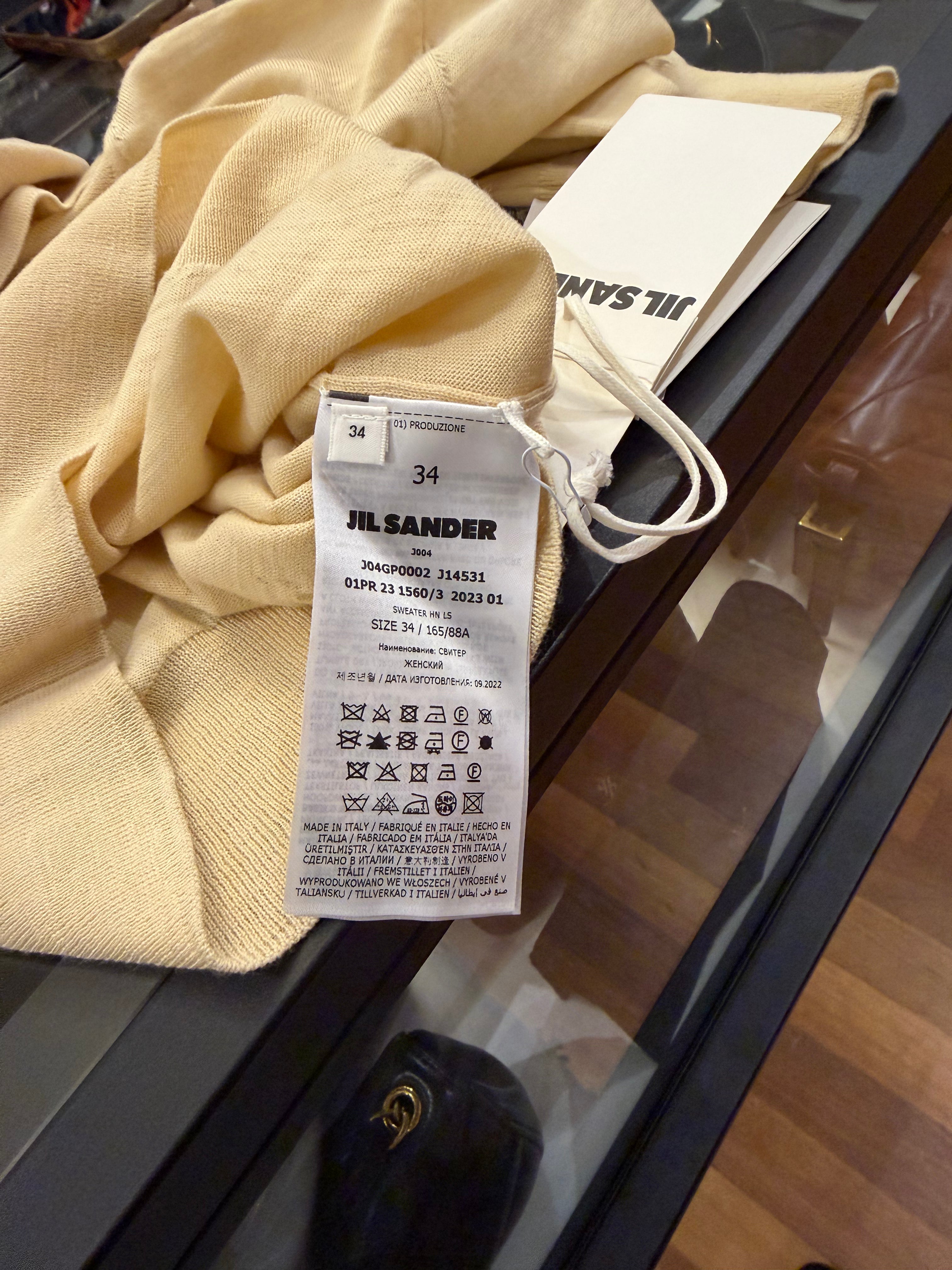 Jill Sander’s Yellow Woman’s Turtleneck